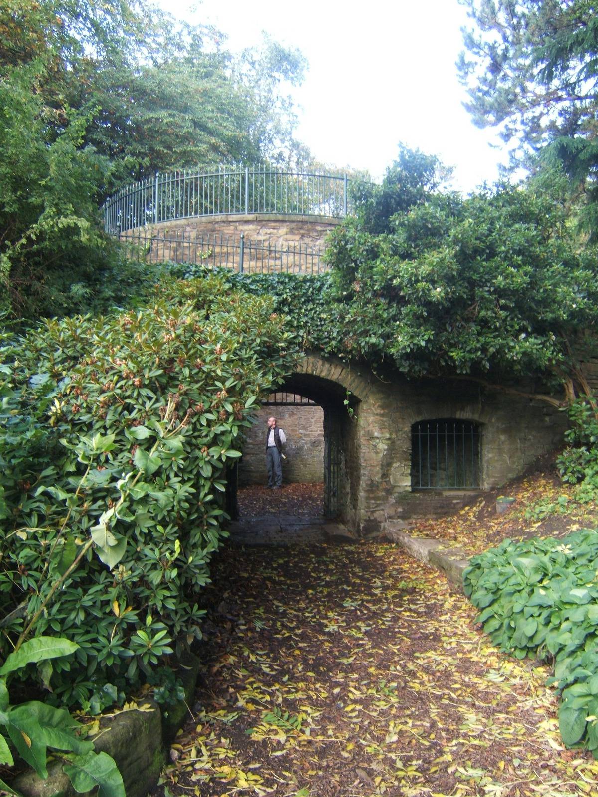 Old Bear Pit at Sheffield Botanical Gardens