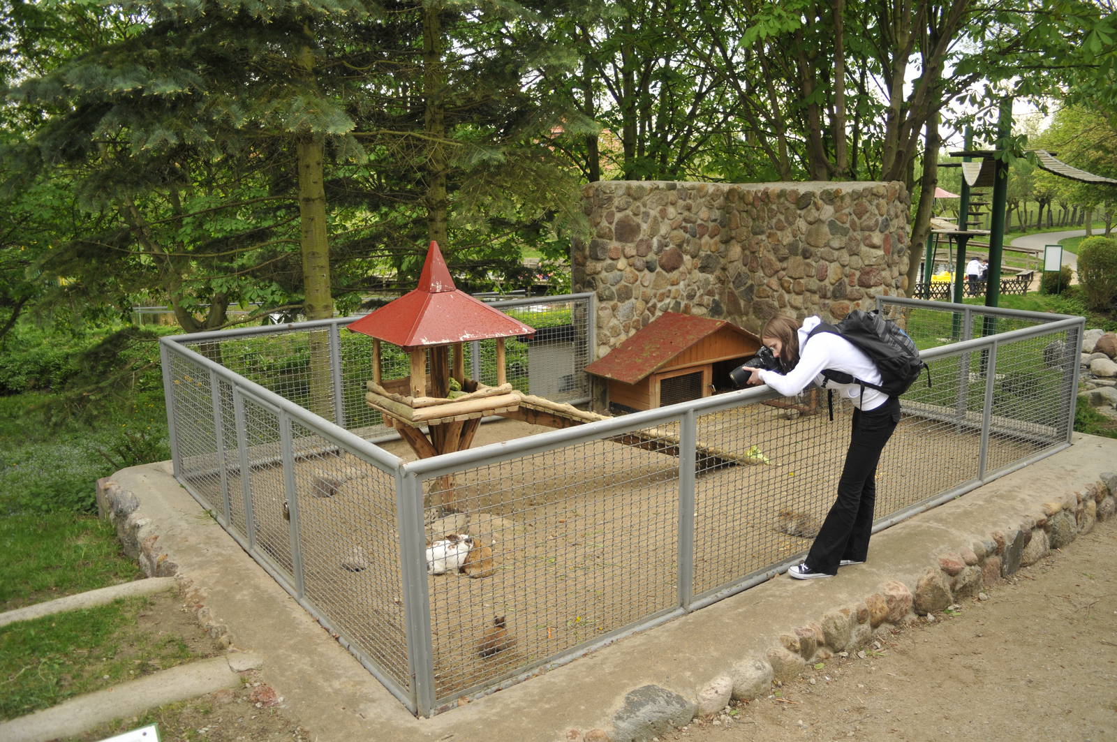 Old carnivore-exhibit at Wismar