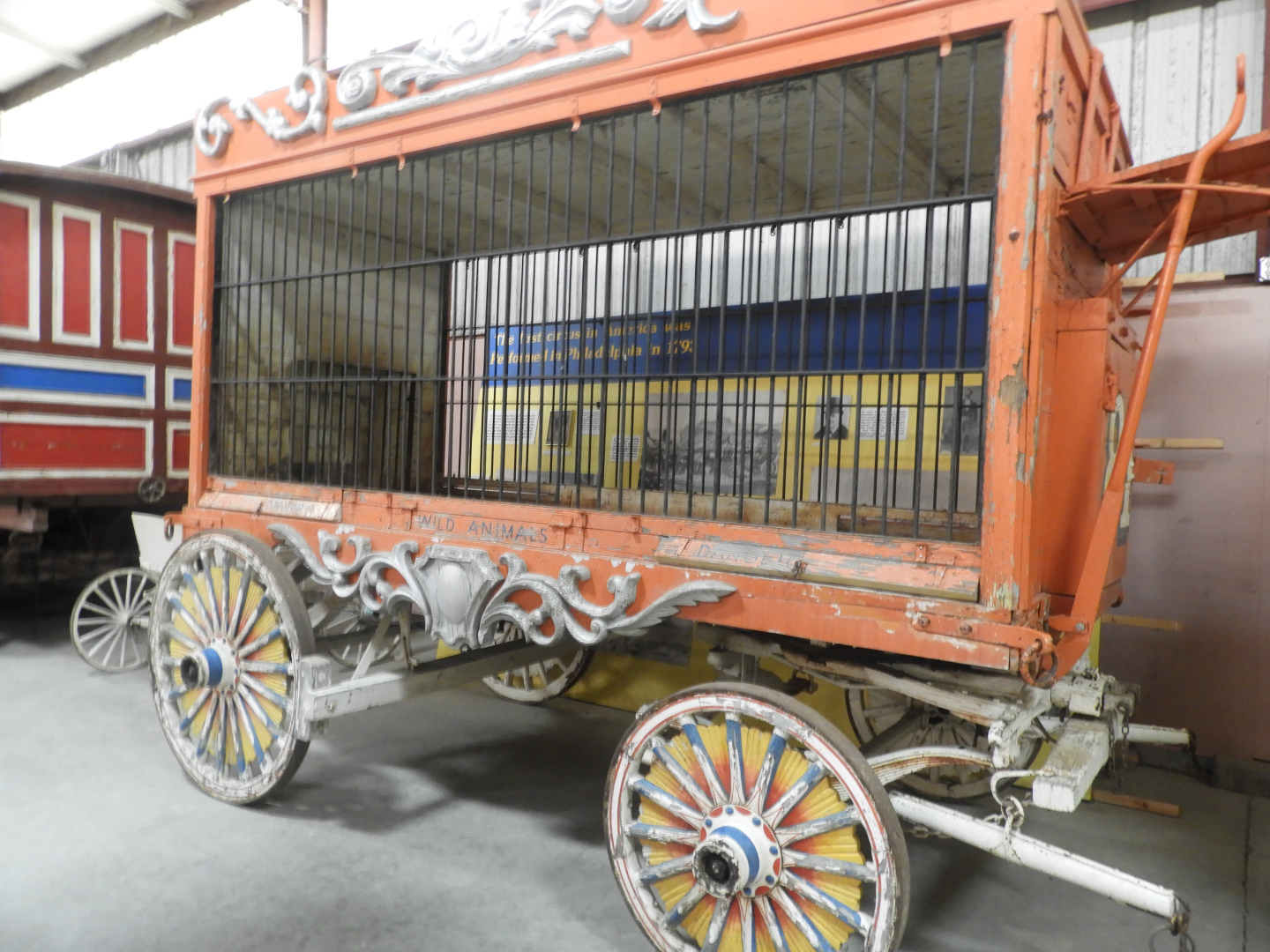 Old Circus Animal Wagon - Circus World Museum