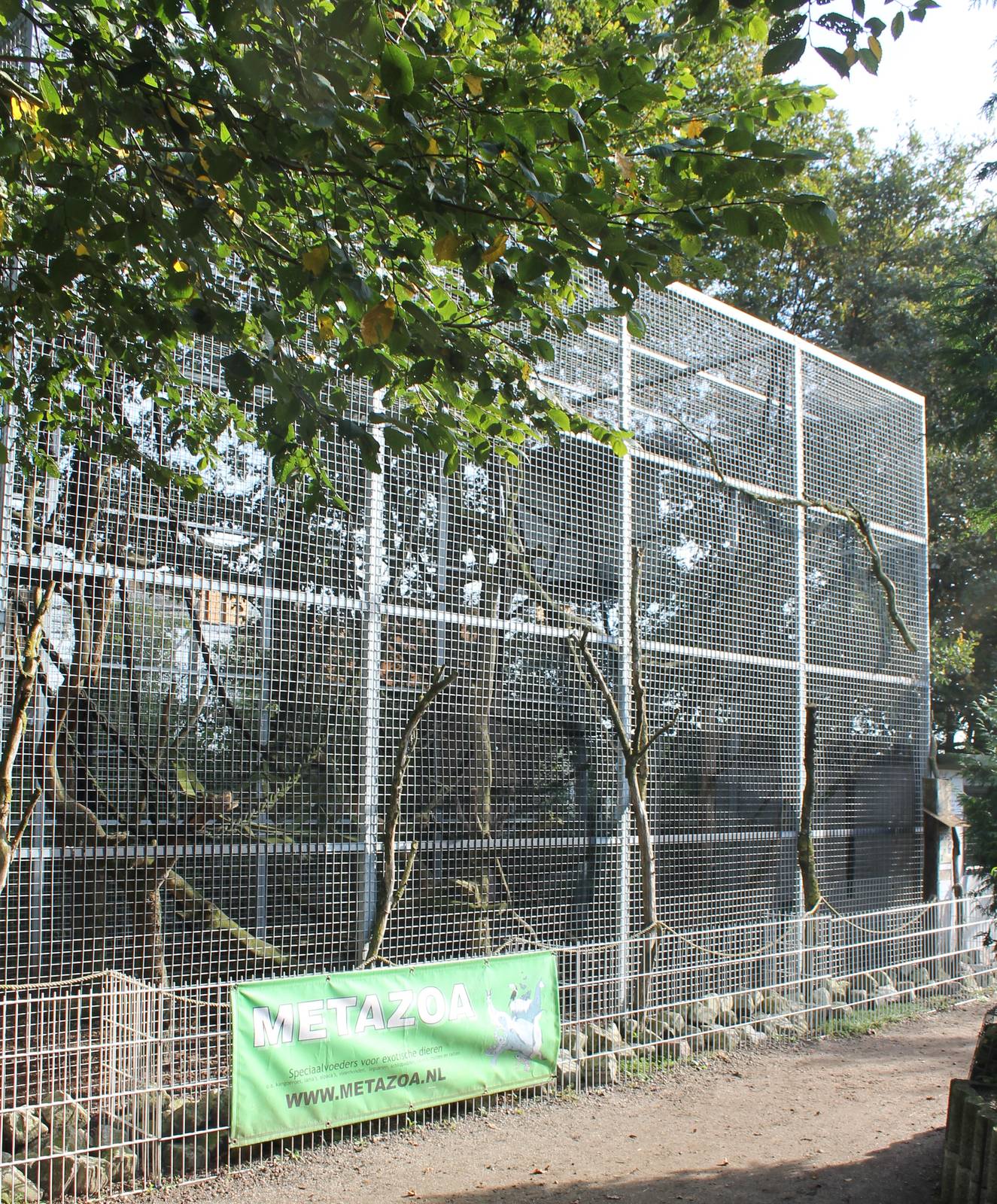 Old Clouded leopard-enclosure outside