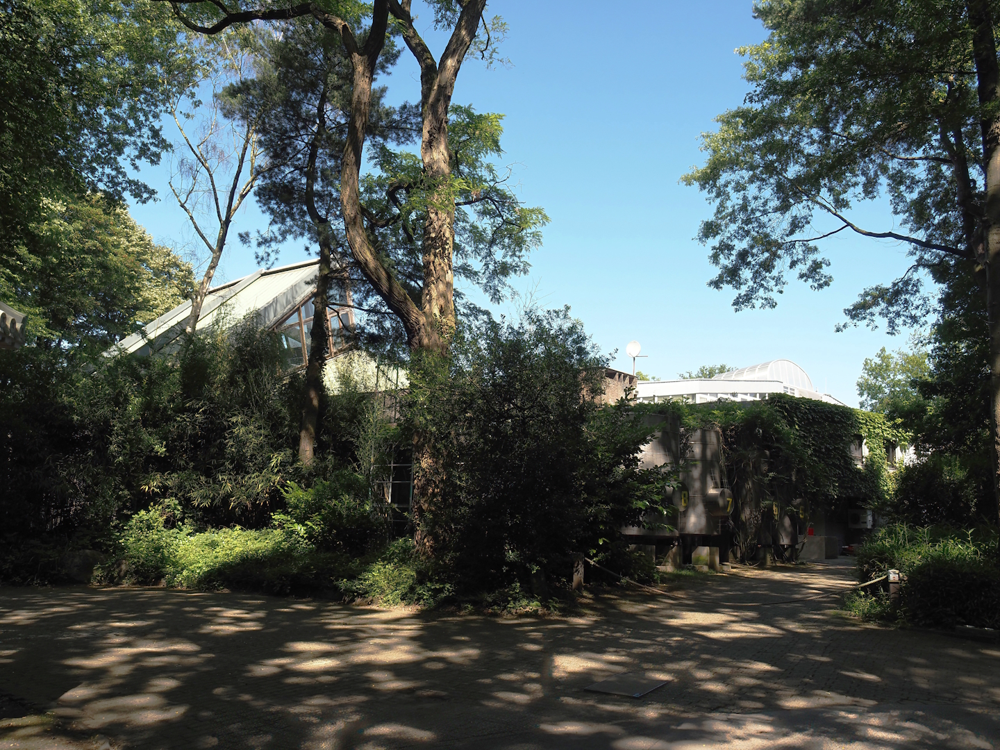 Old dolphinarium building, current off-show dolphin facility, 2024-06-08