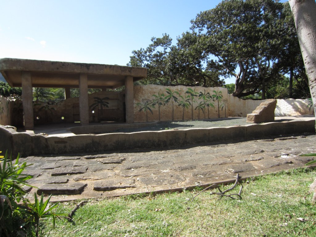 Old elephant exhibit