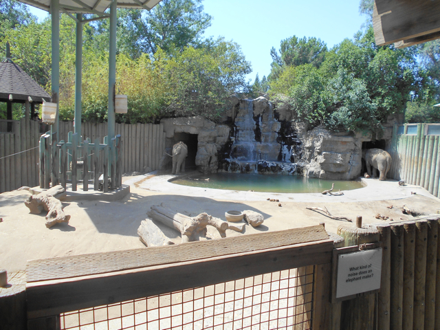 Old elephant exhibit