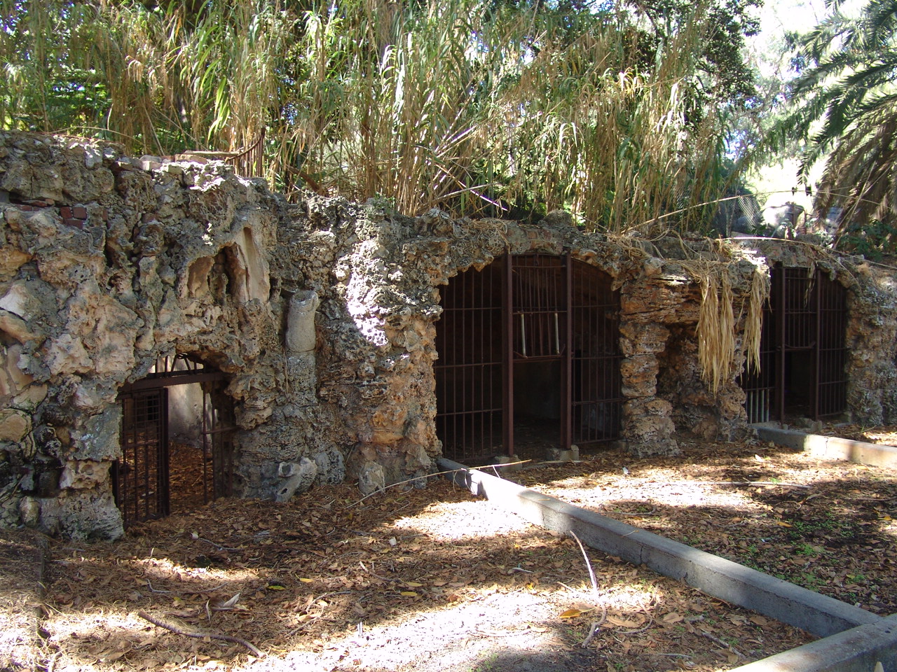 Old enclosures: 'Bear Caves'