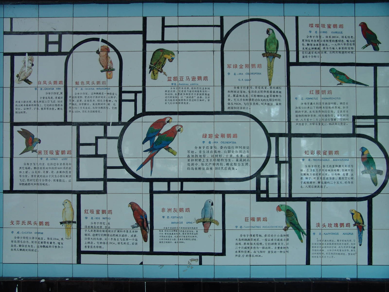 Old fashioned ceramic signage