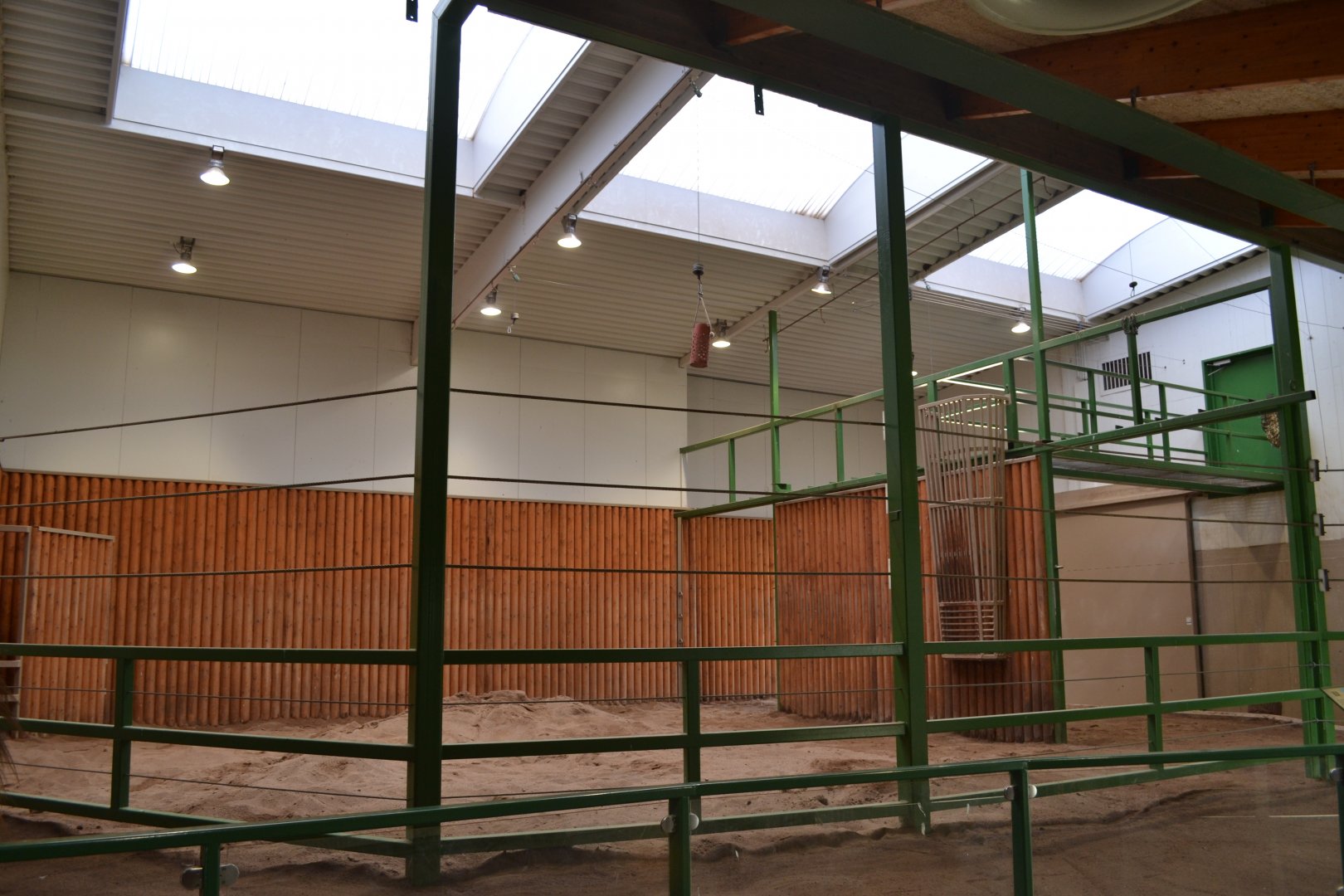 Old layout of one of the elephant indoor areas in Kolmården