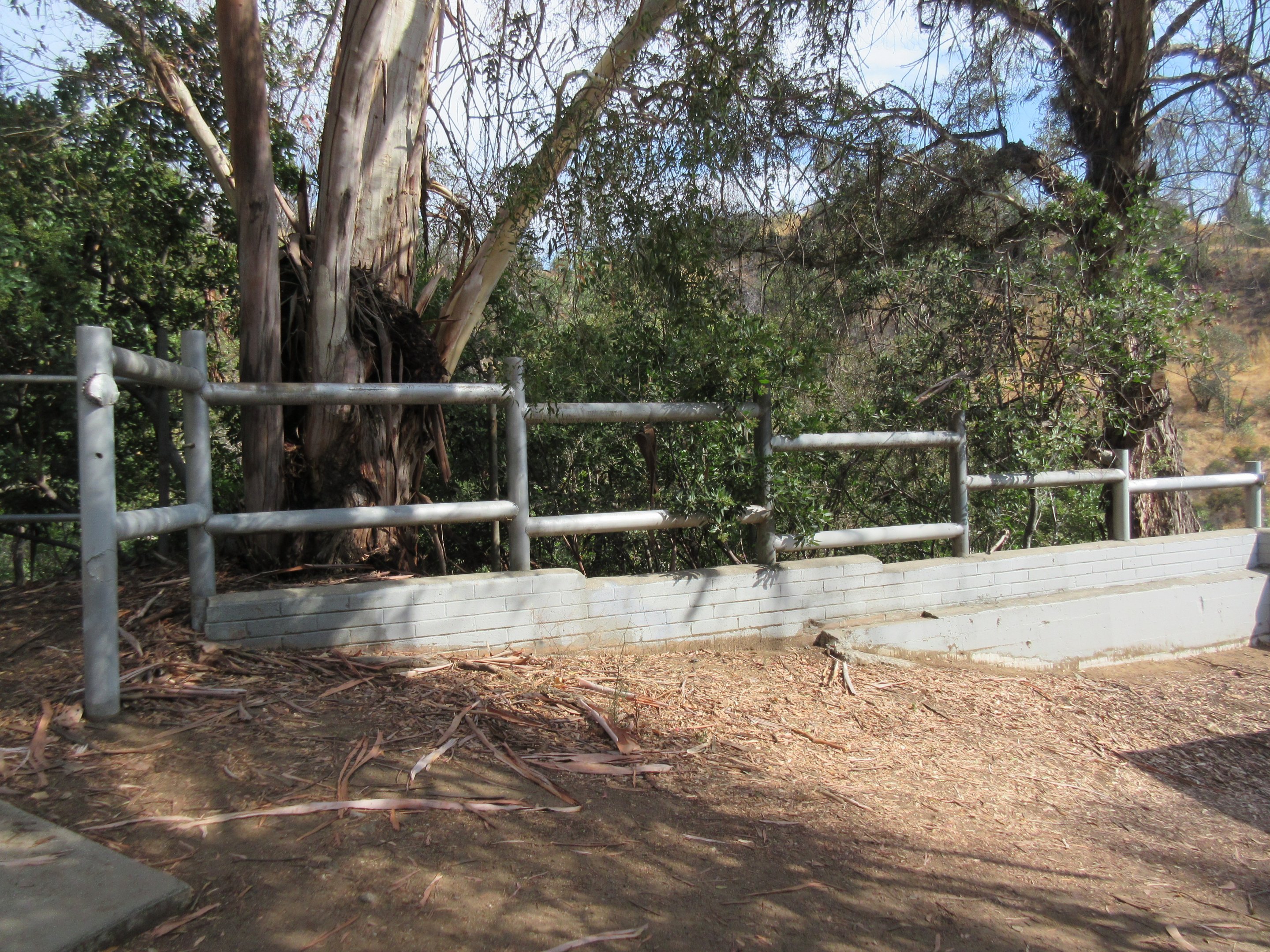 Old Los Angeles Zoo (long since closed) - elephant fencing
