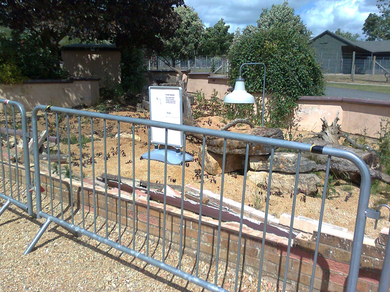 Old Meerkat enclosure 2011