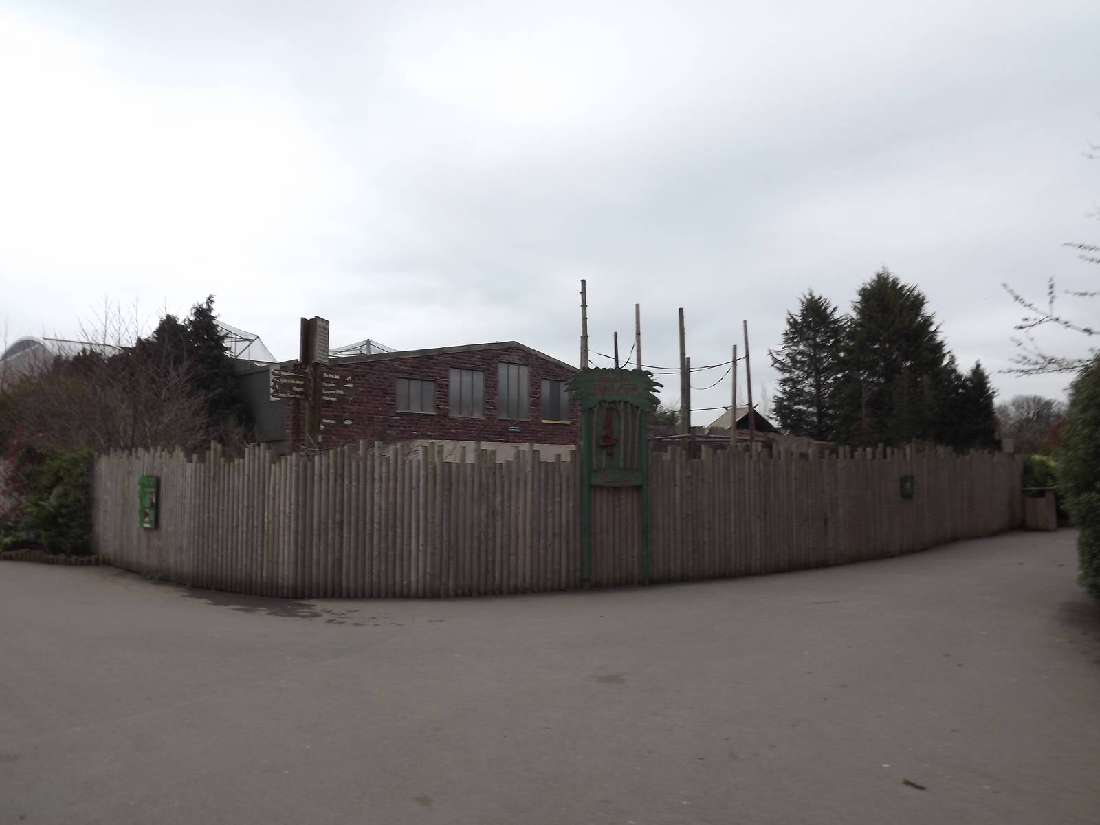 Old Orangutan island at Chester Zoo 31/03/12