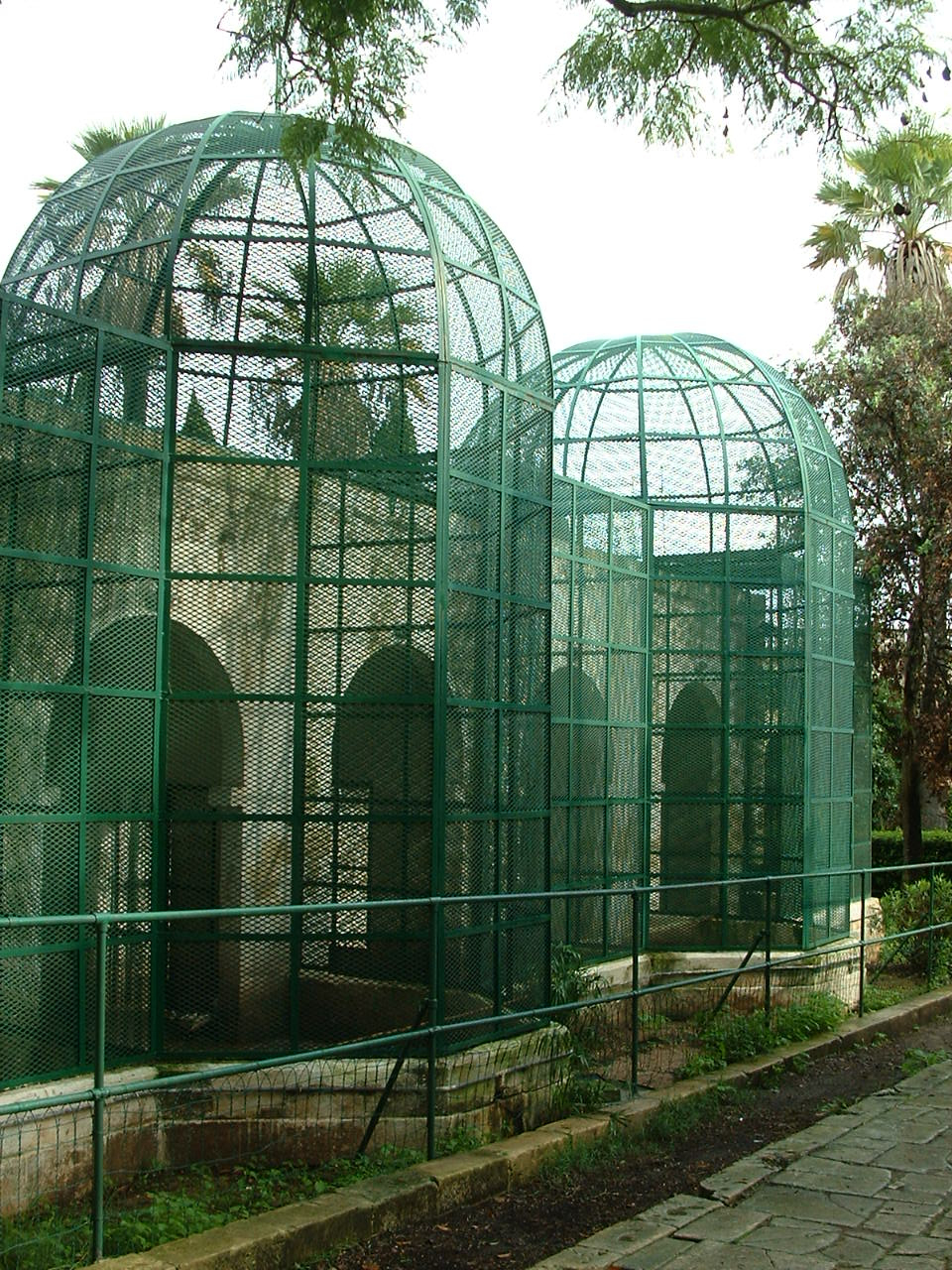 Old Primate Cages and House