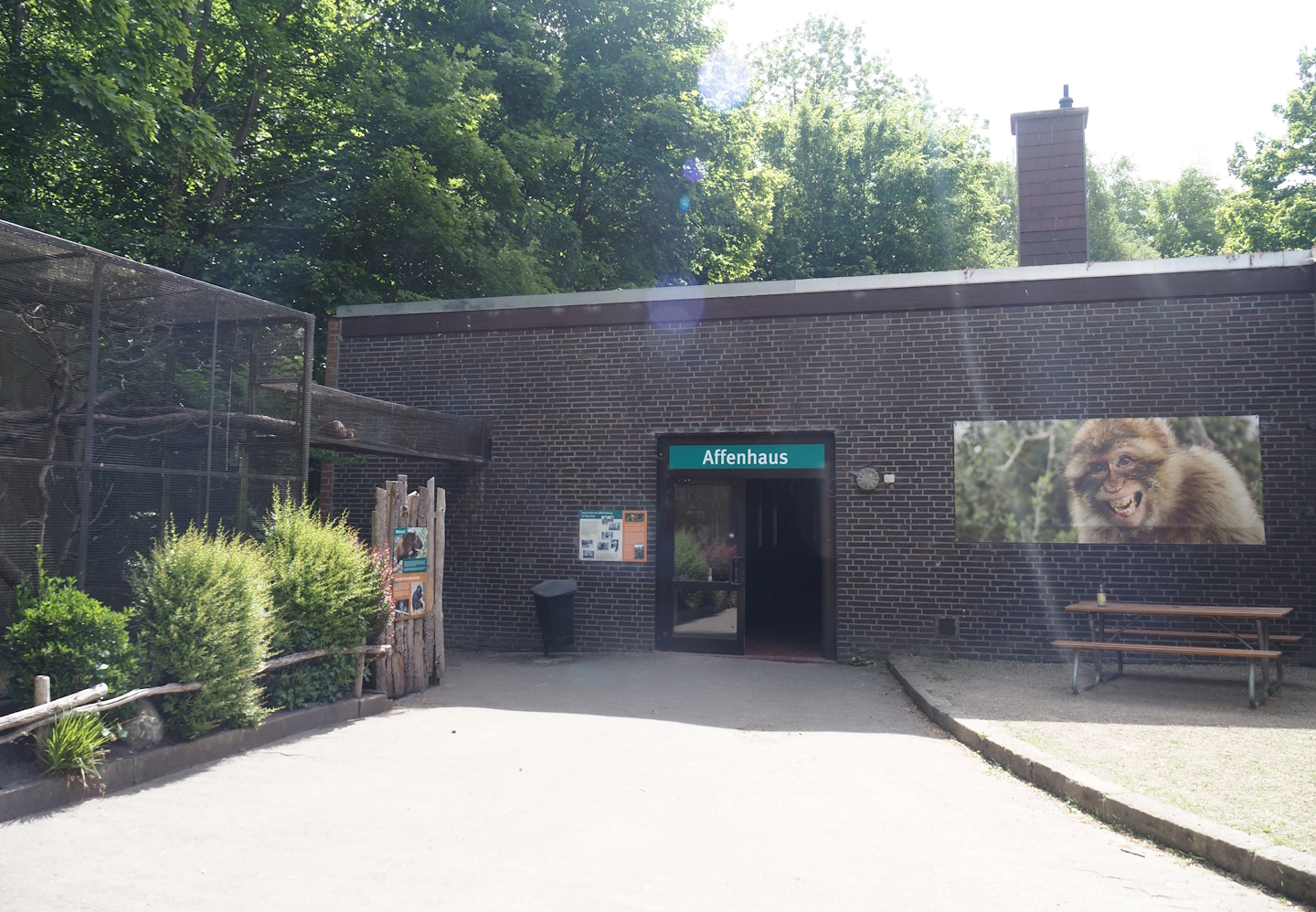 Old primate house - Currently Desmarest's hutia and Lion-tailed macaque house, 2025-05-22