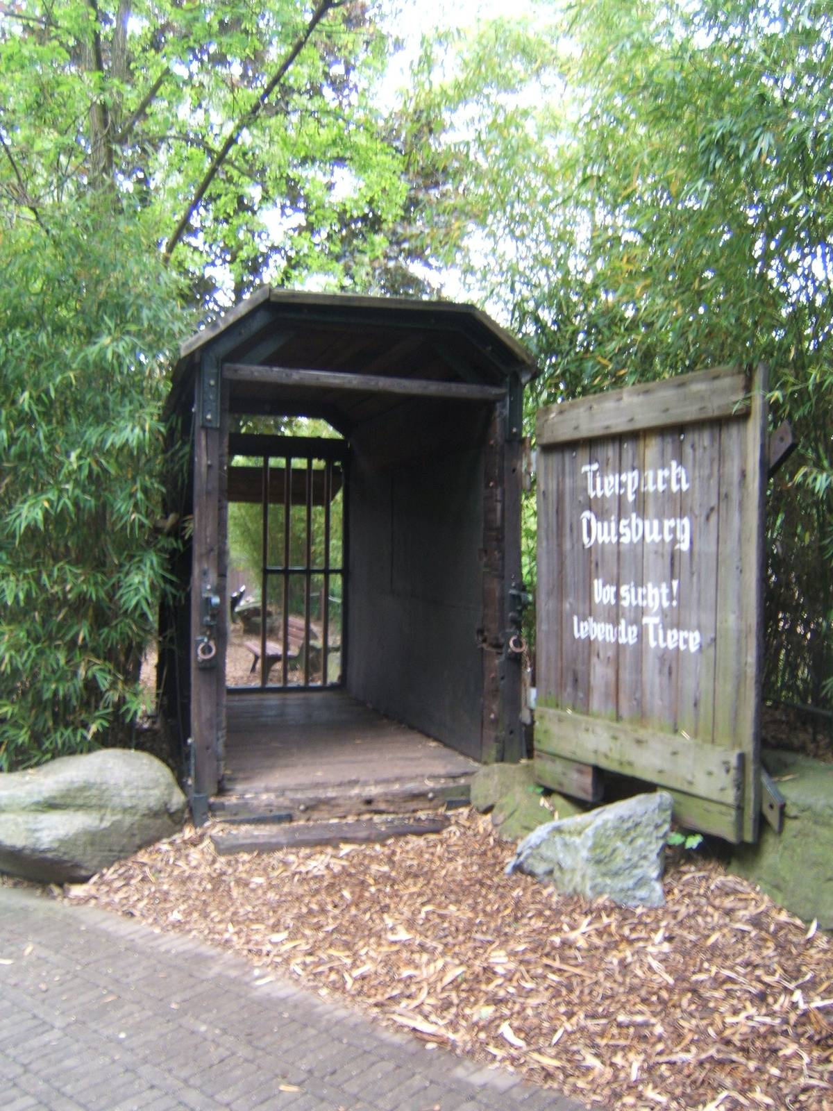 Old School Elephant Transport crate