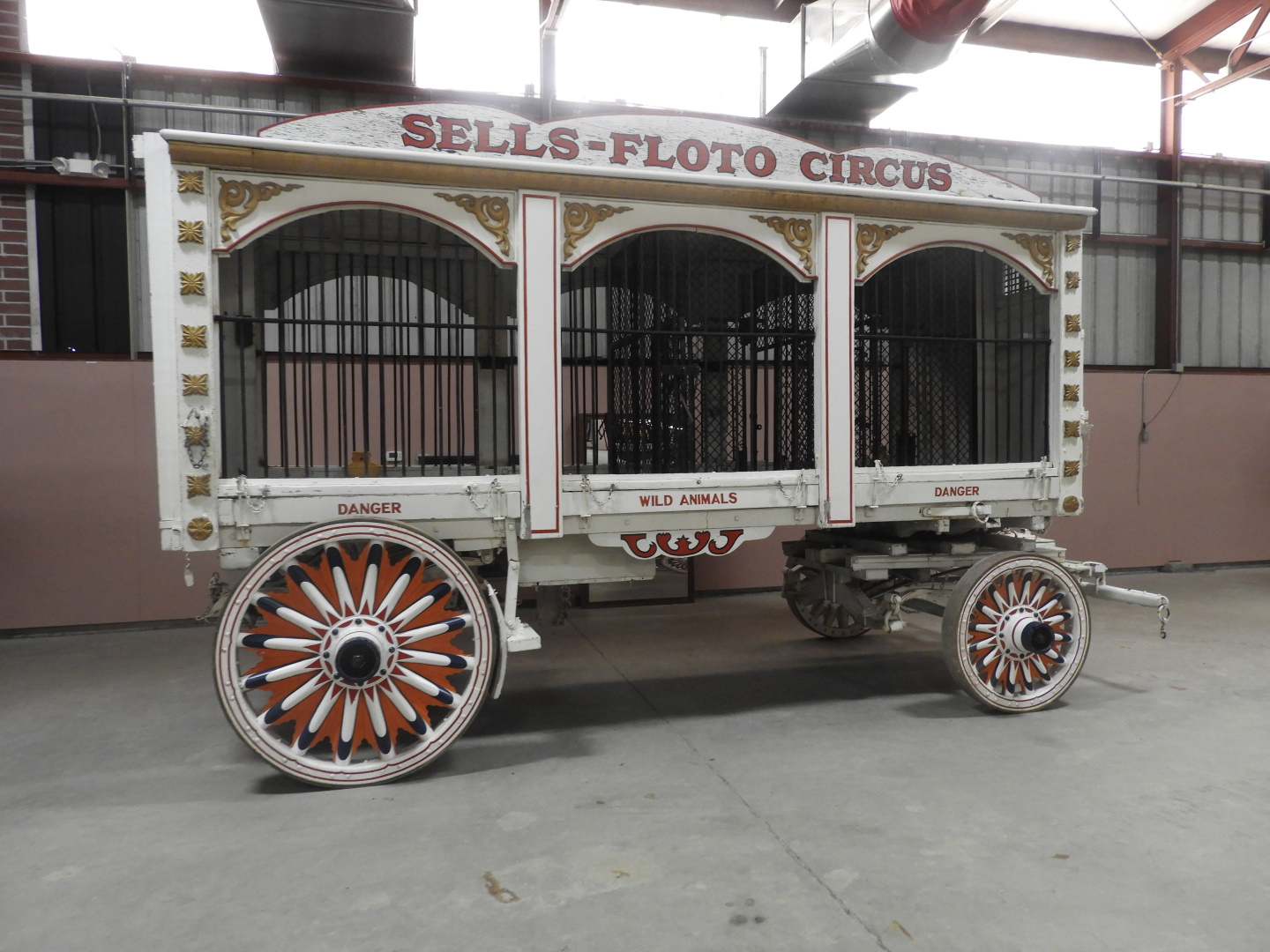 Old Sells-Floto Circus Animal Wagon - Circus World Museum