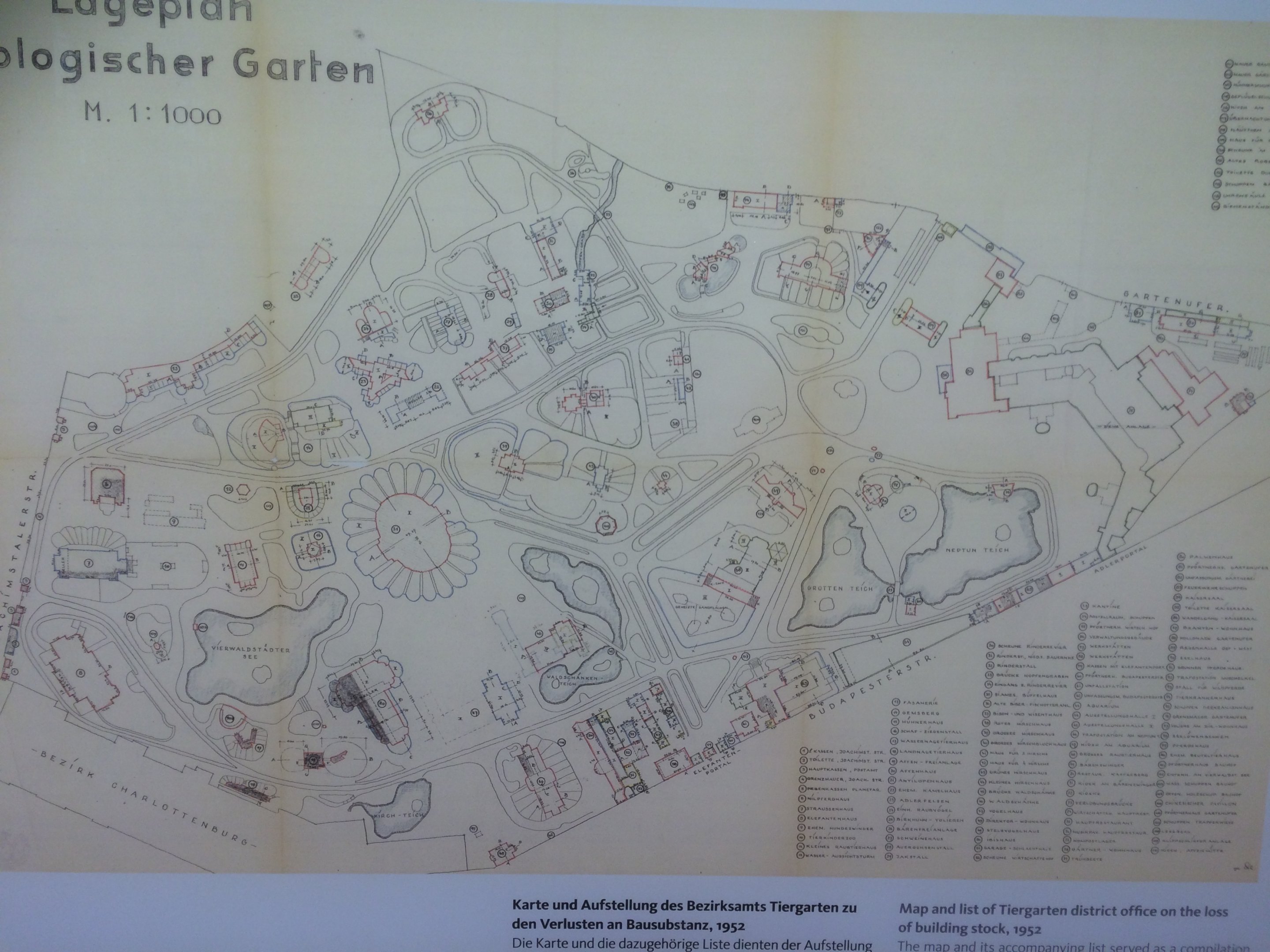 Old zoo map