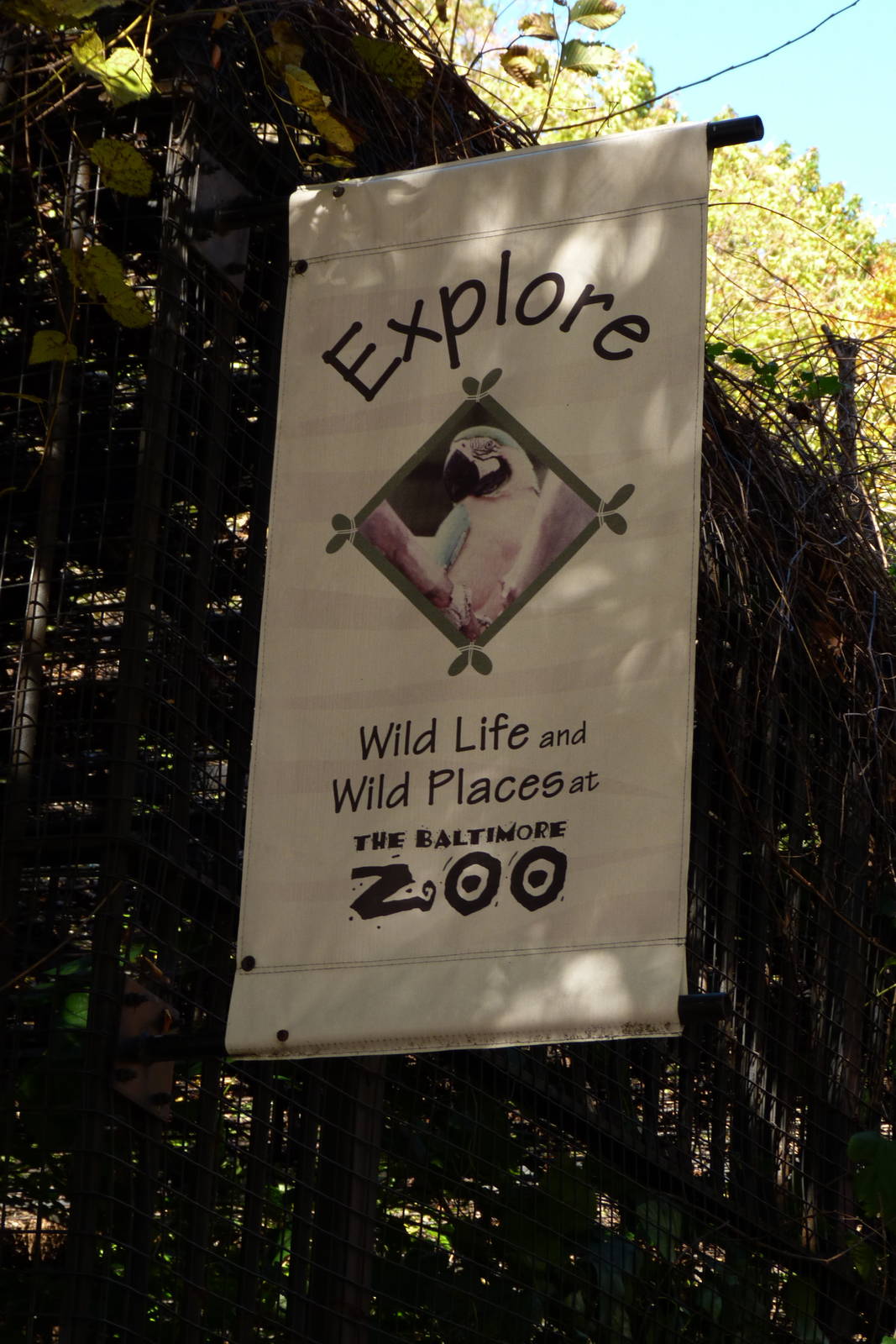 Old Zoo Sign on Display 10-22-12