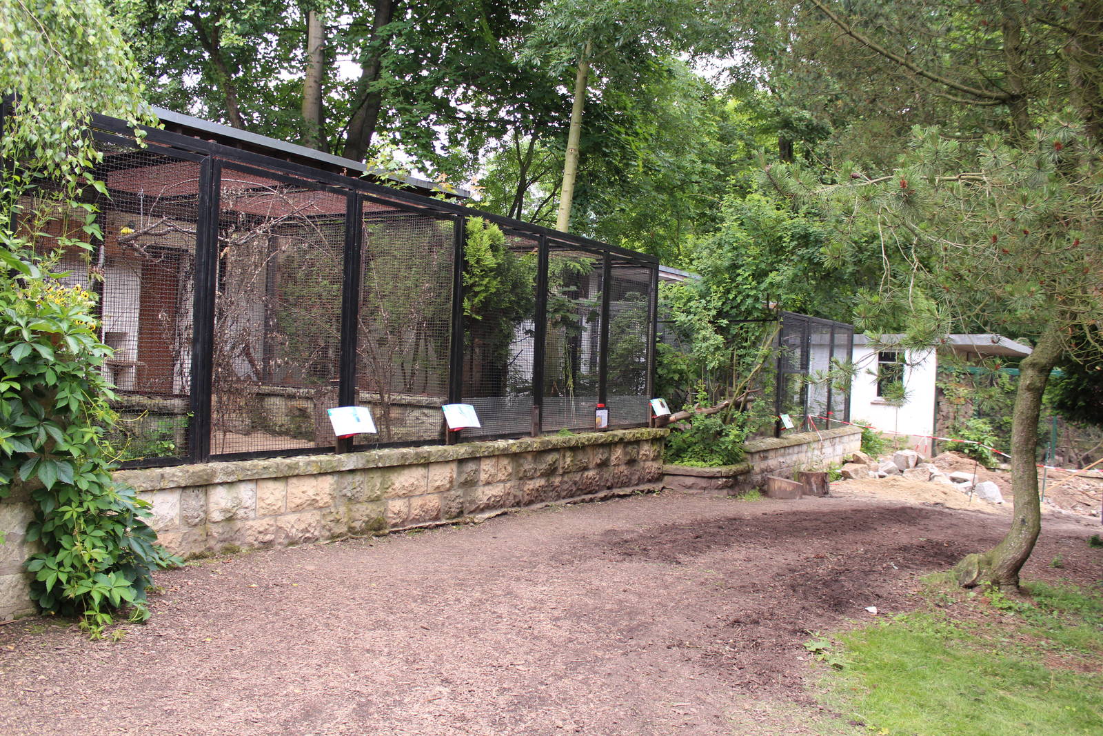 Older enclosures, July 2013
