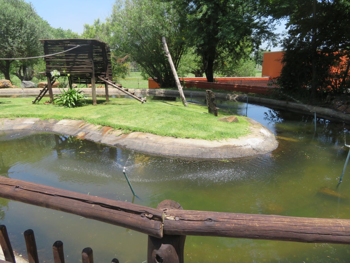 Older photos of Common squirrel monkey enclosure (Saimiri sciureus)