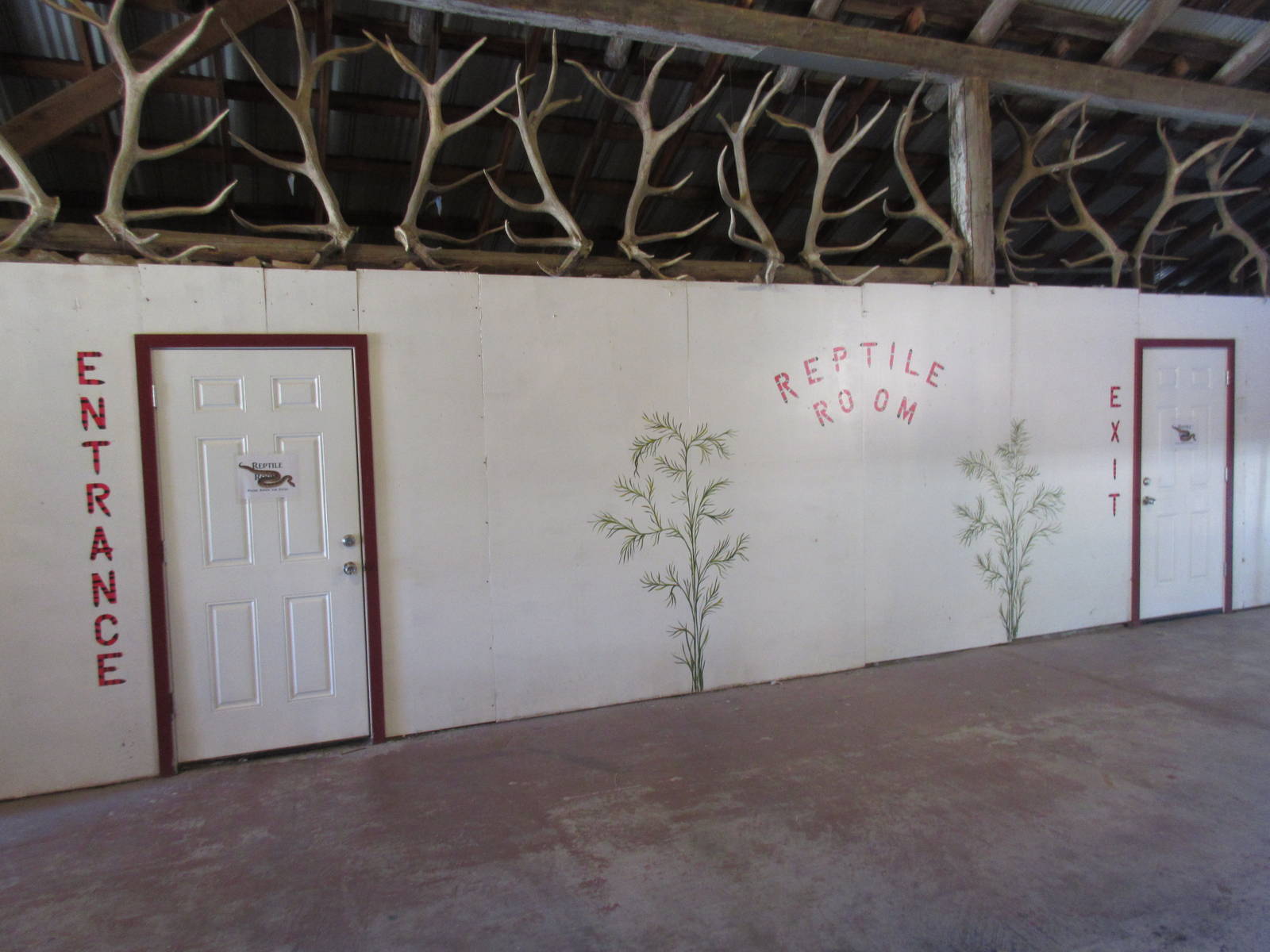 Olympic Game Farm - Reptile Room (inside 200 year-old barn)
