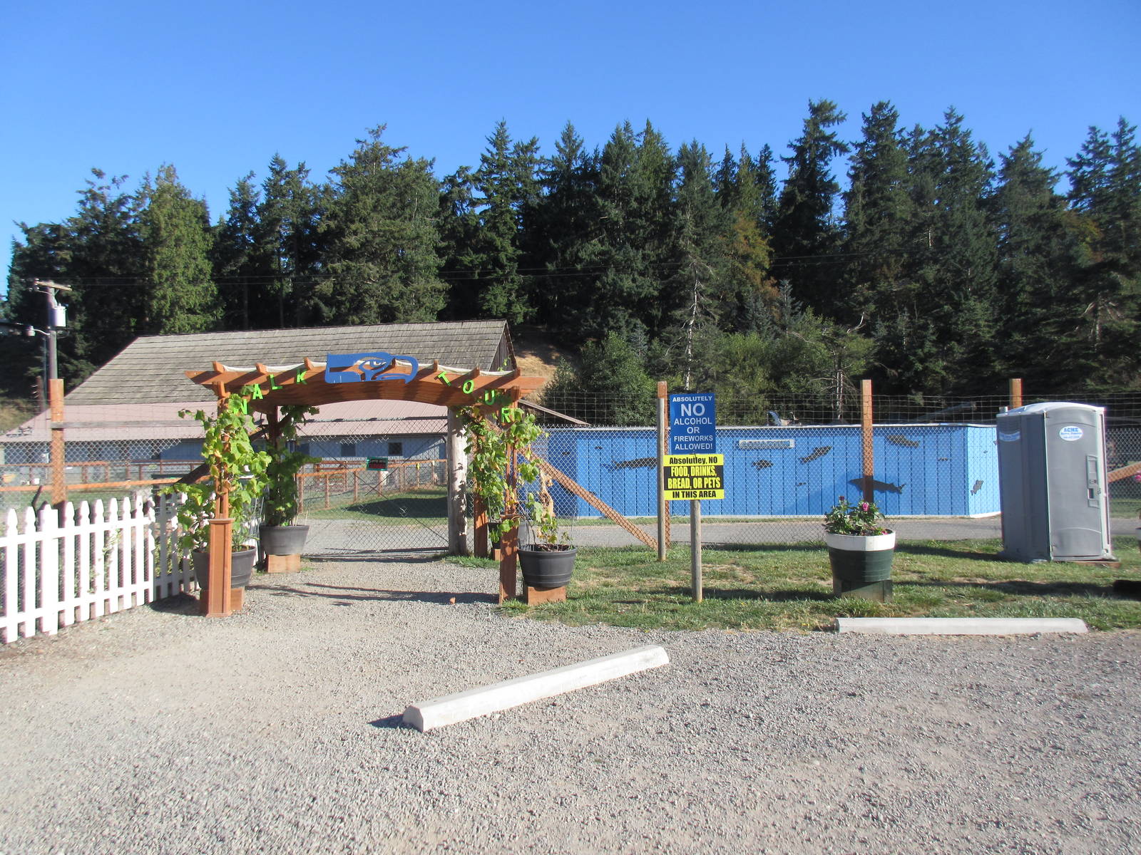Olympic Game Farm - Walking Tour Entrance