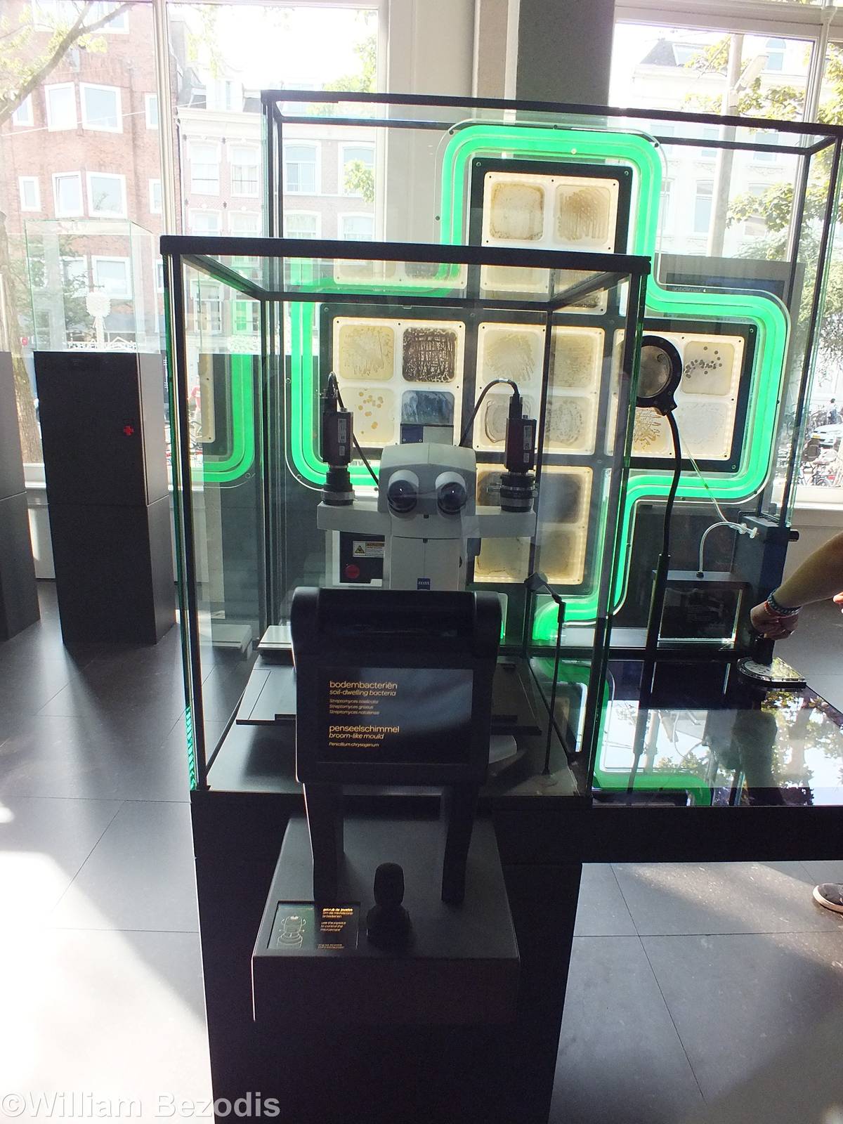 One of Several Microscopes to look at Actual Bacteria- Micropia