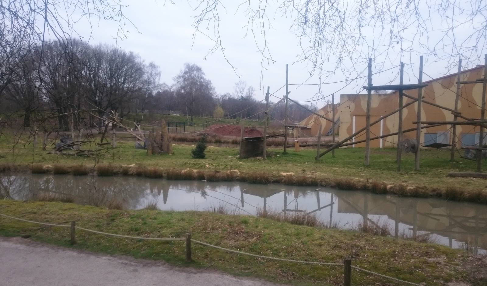 One of the Chimp enclosures
