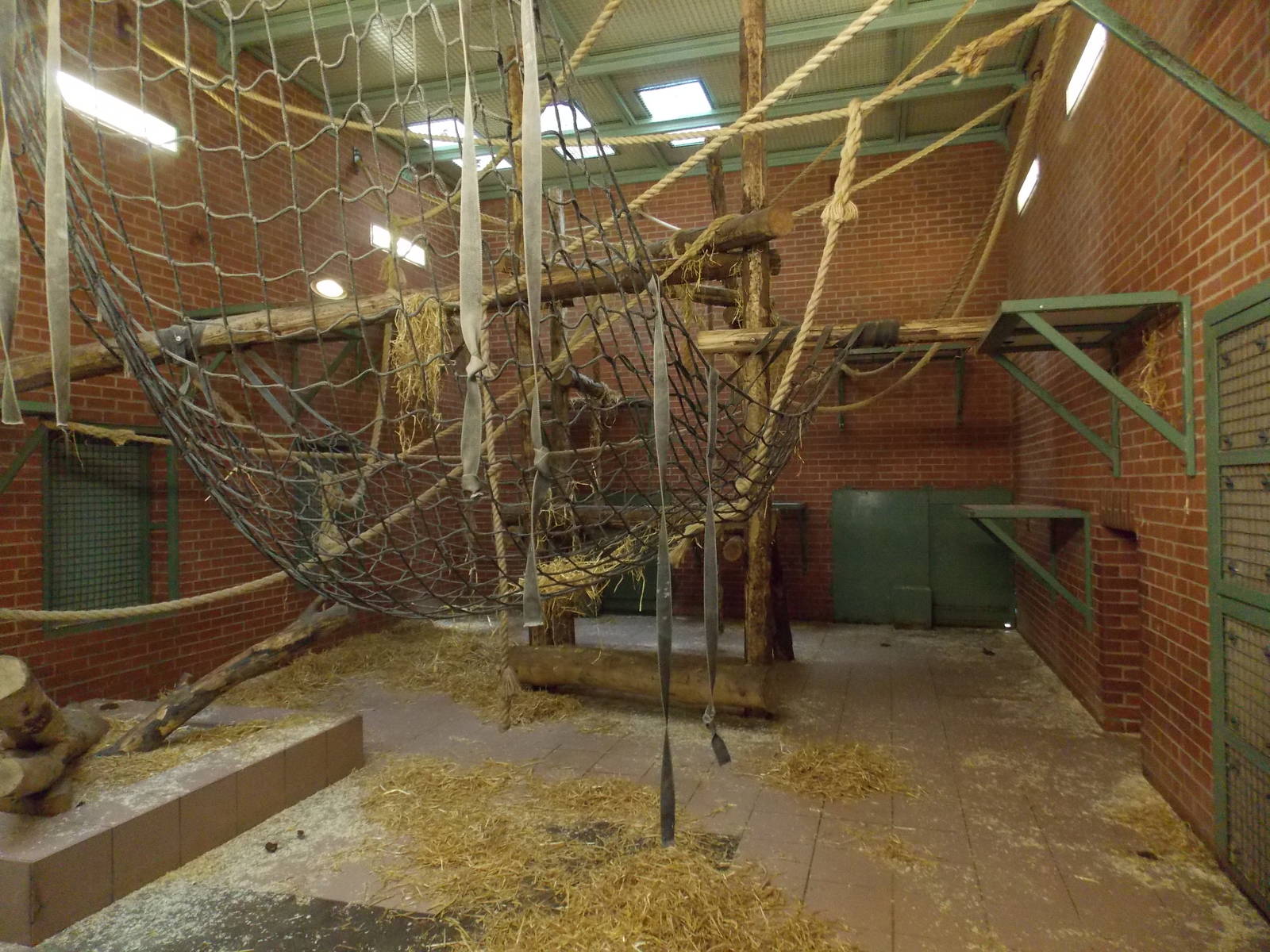 One of the chimp houses