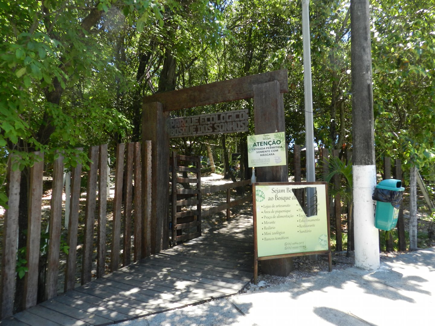 One of the entrances - Bosque dos sonhos park and mini zoo (João Pessoa)