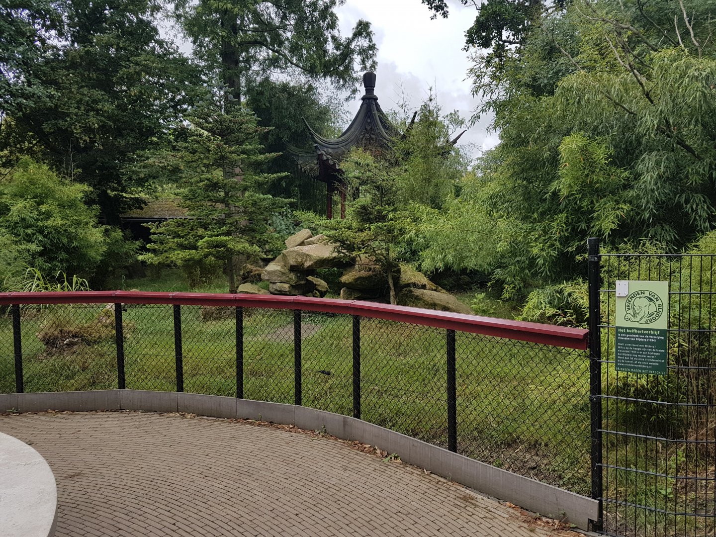 One of the Tuffed deer-enclosures