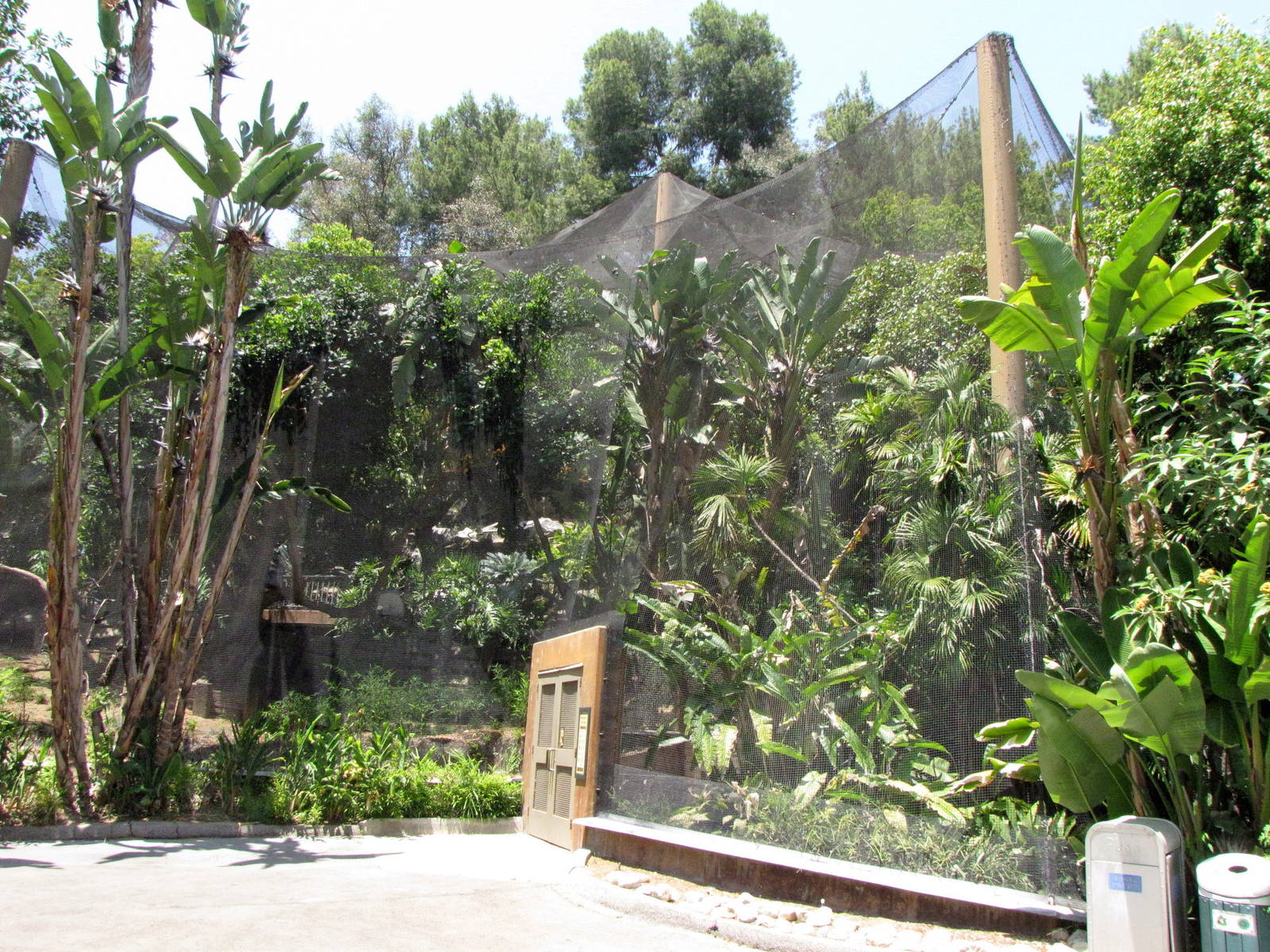 One of Two Large Walk-Through Aviaries