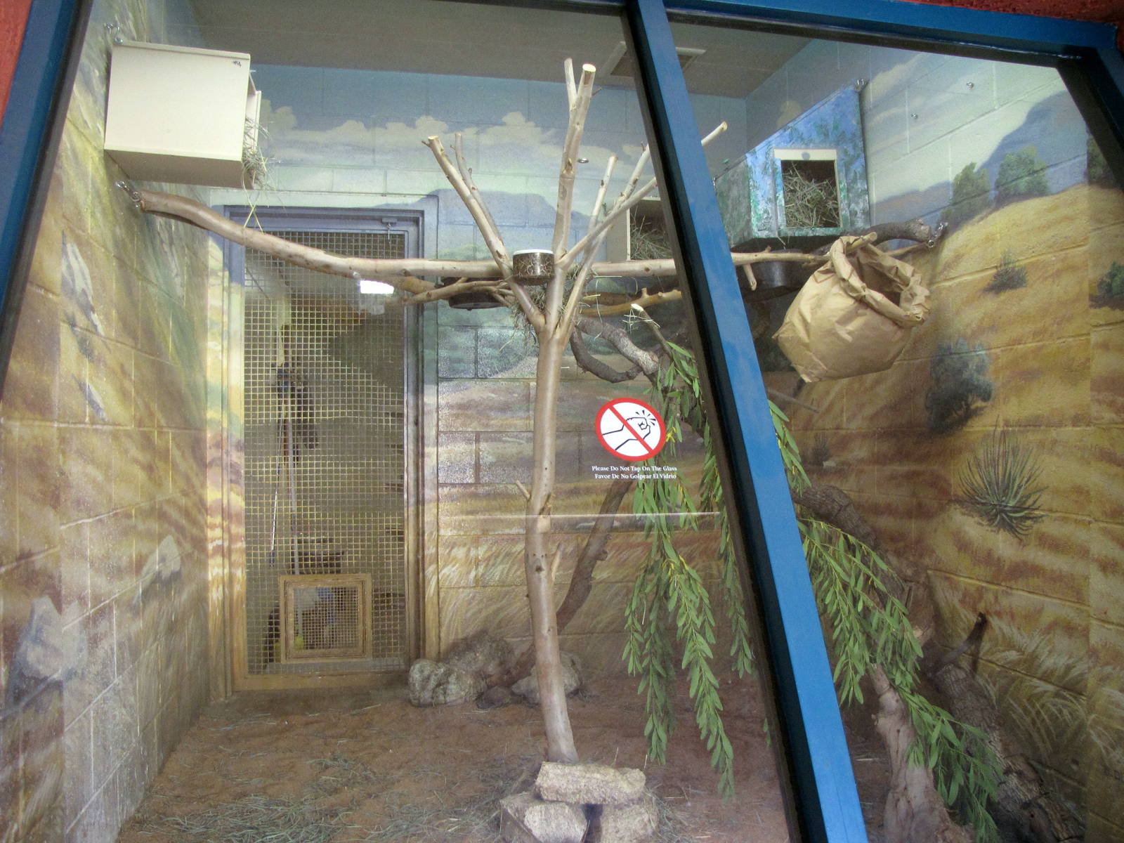 One of Two Panay Cloud Rat Enclosures