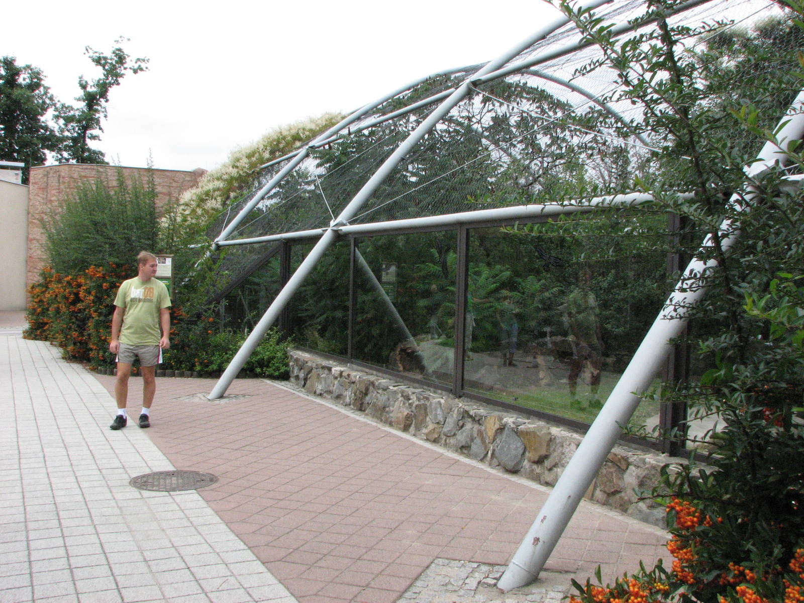 Opole Zoo 2008 - Feline enclosure