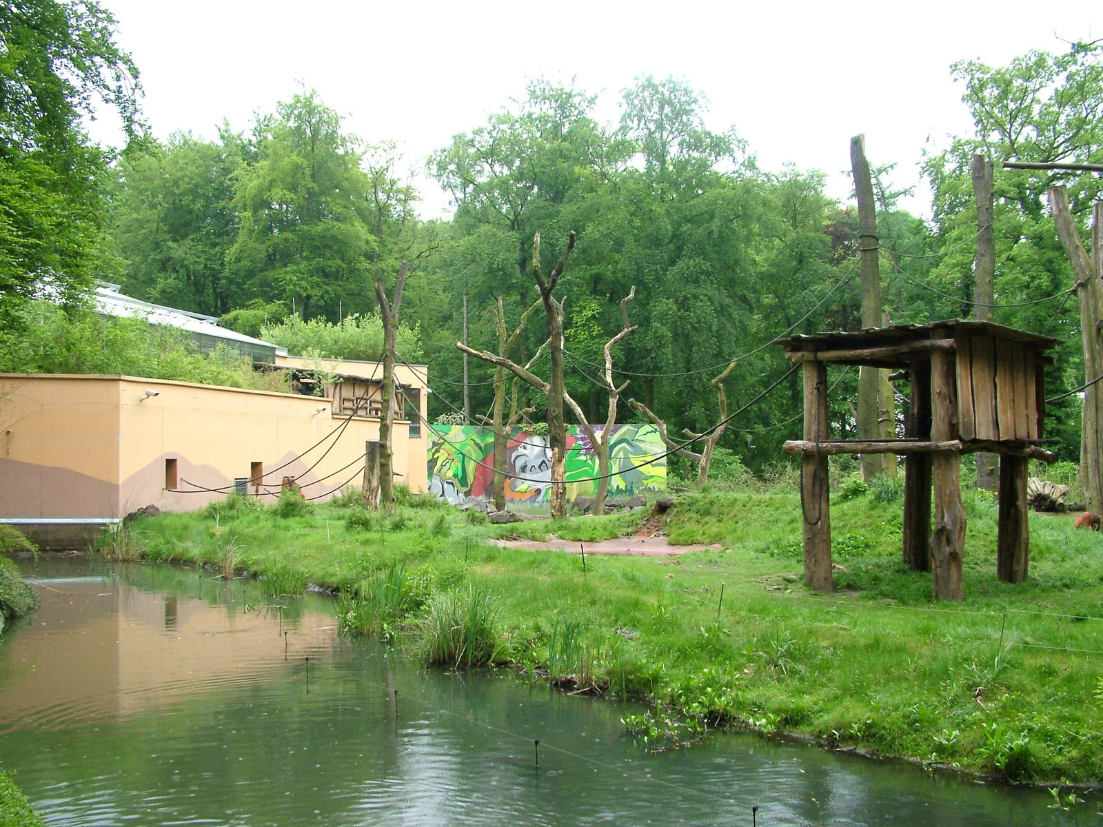 Orang-Utan enclosure at Dortmund 11/05/2009