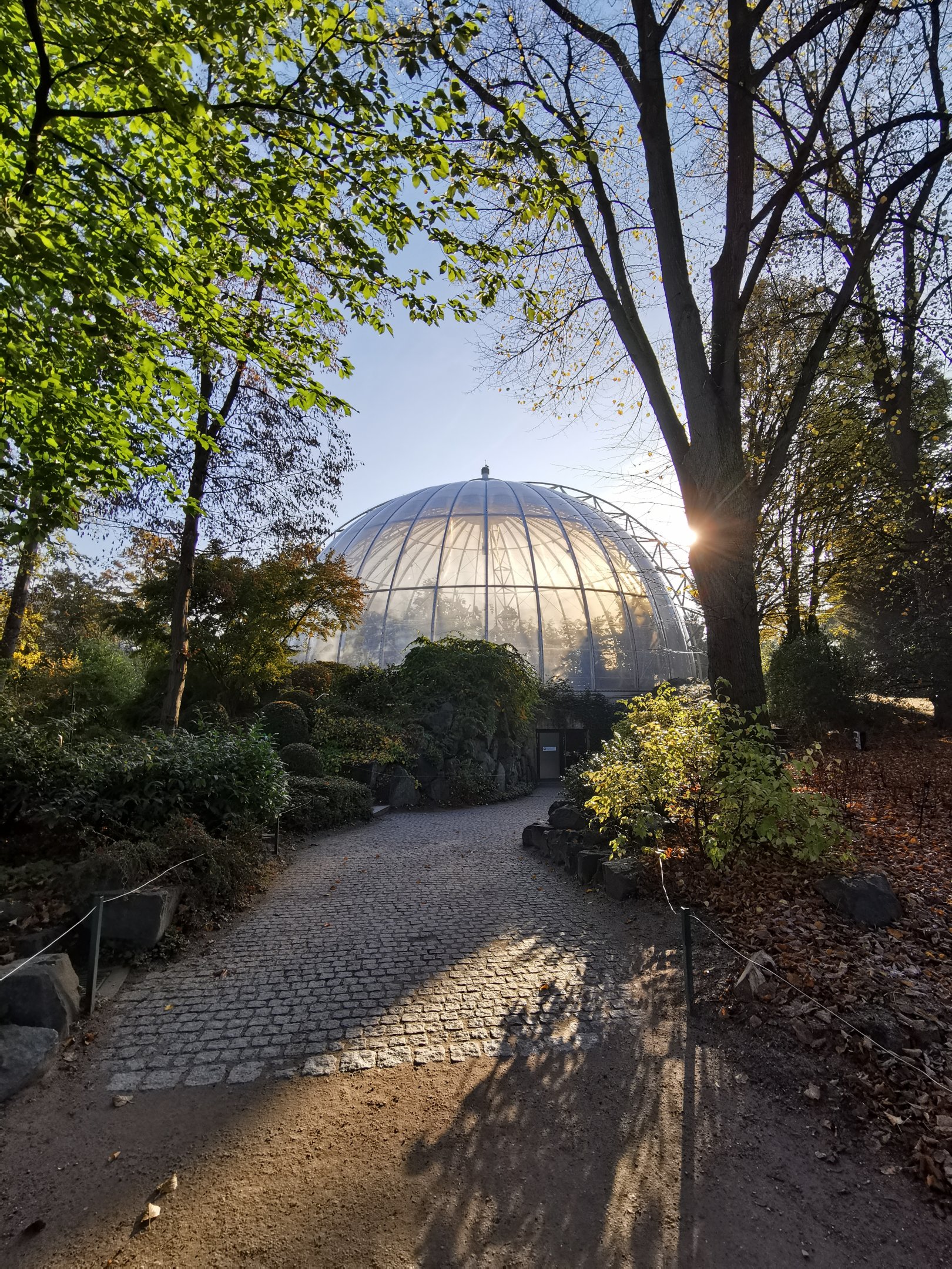 Orangutan dome outside - Tierpark Hagenbeck