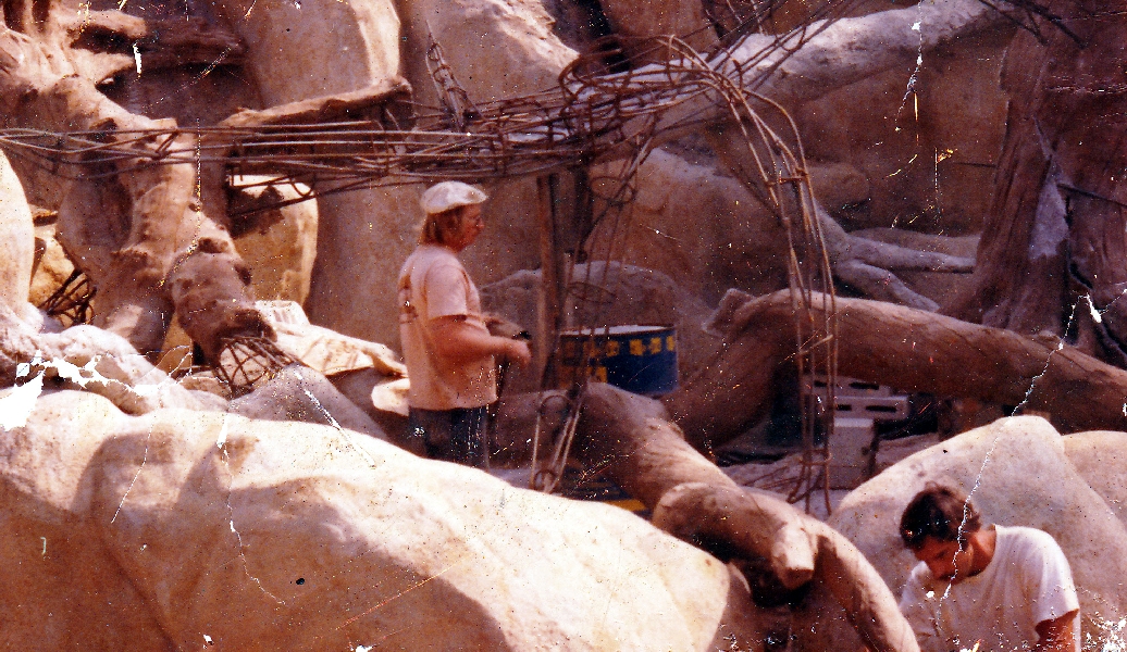 orangutan exhibit in 70's