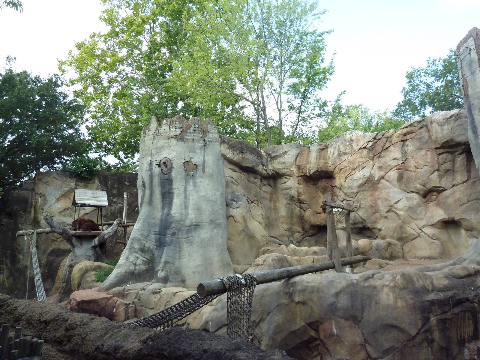 Orangutan Exhibit (Mock-Rock Monstrosity)