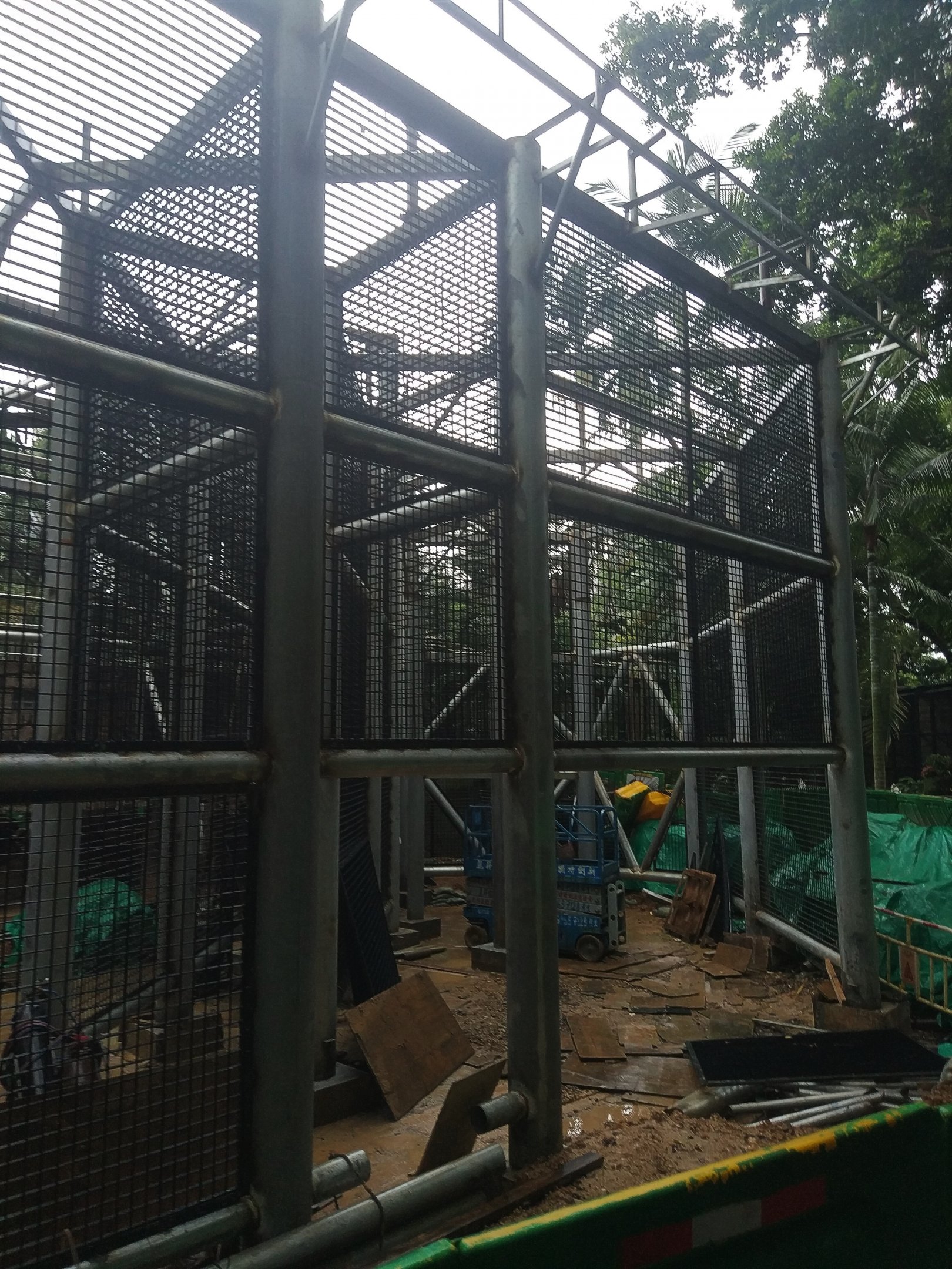 Orangutan Exhibit Under Construction