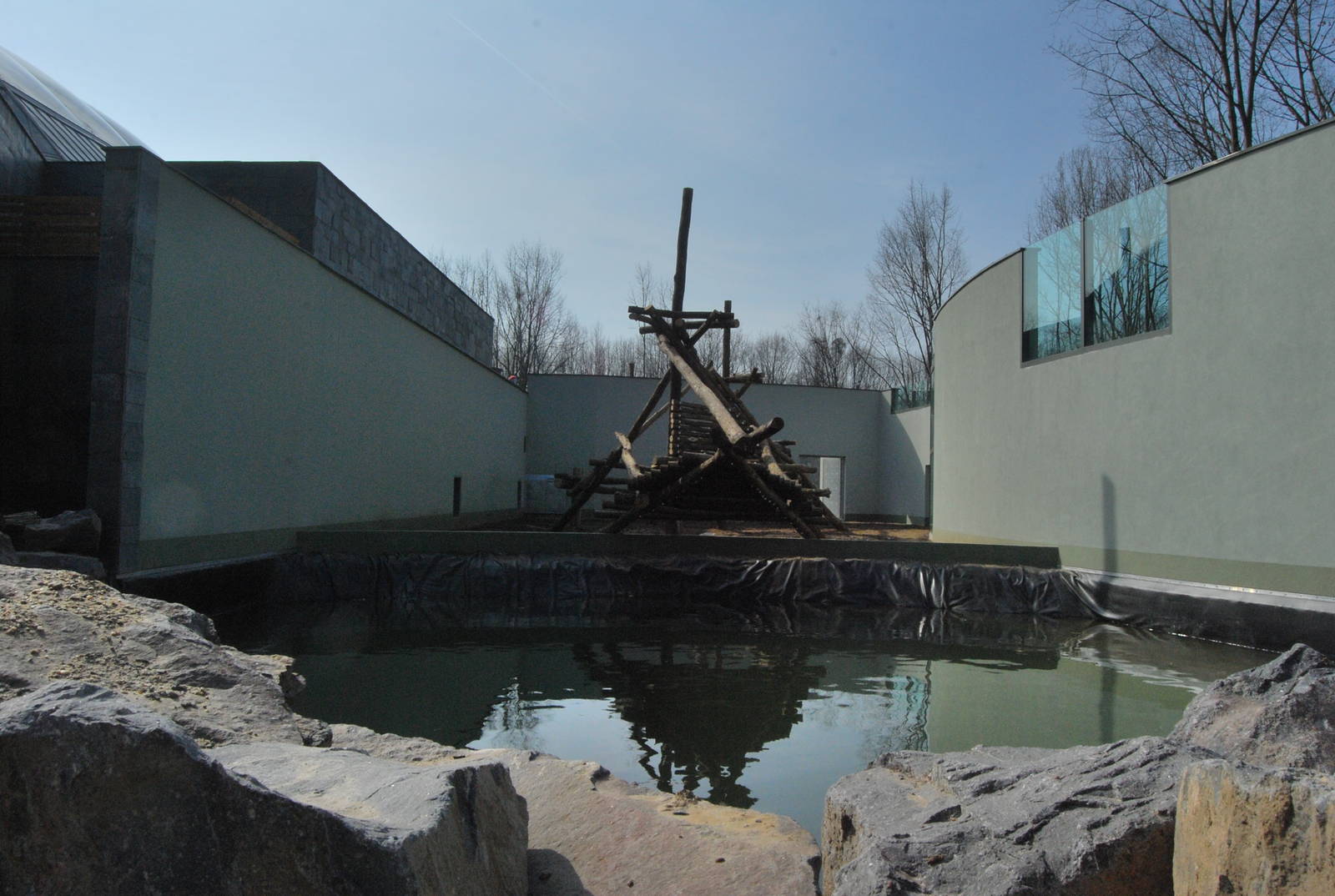 Orangutan exhibit - under construction