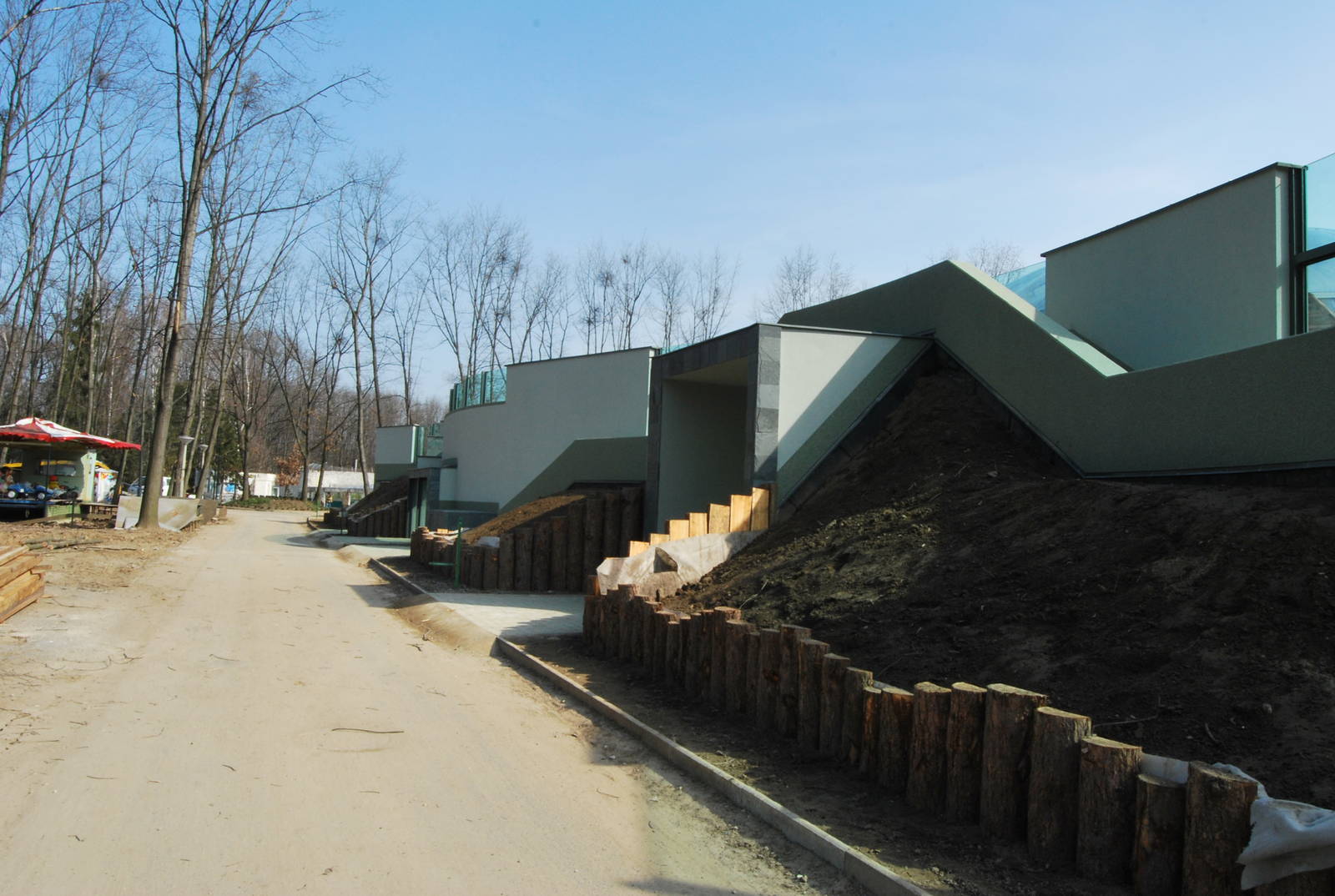 Orangutan exhibit - under construction