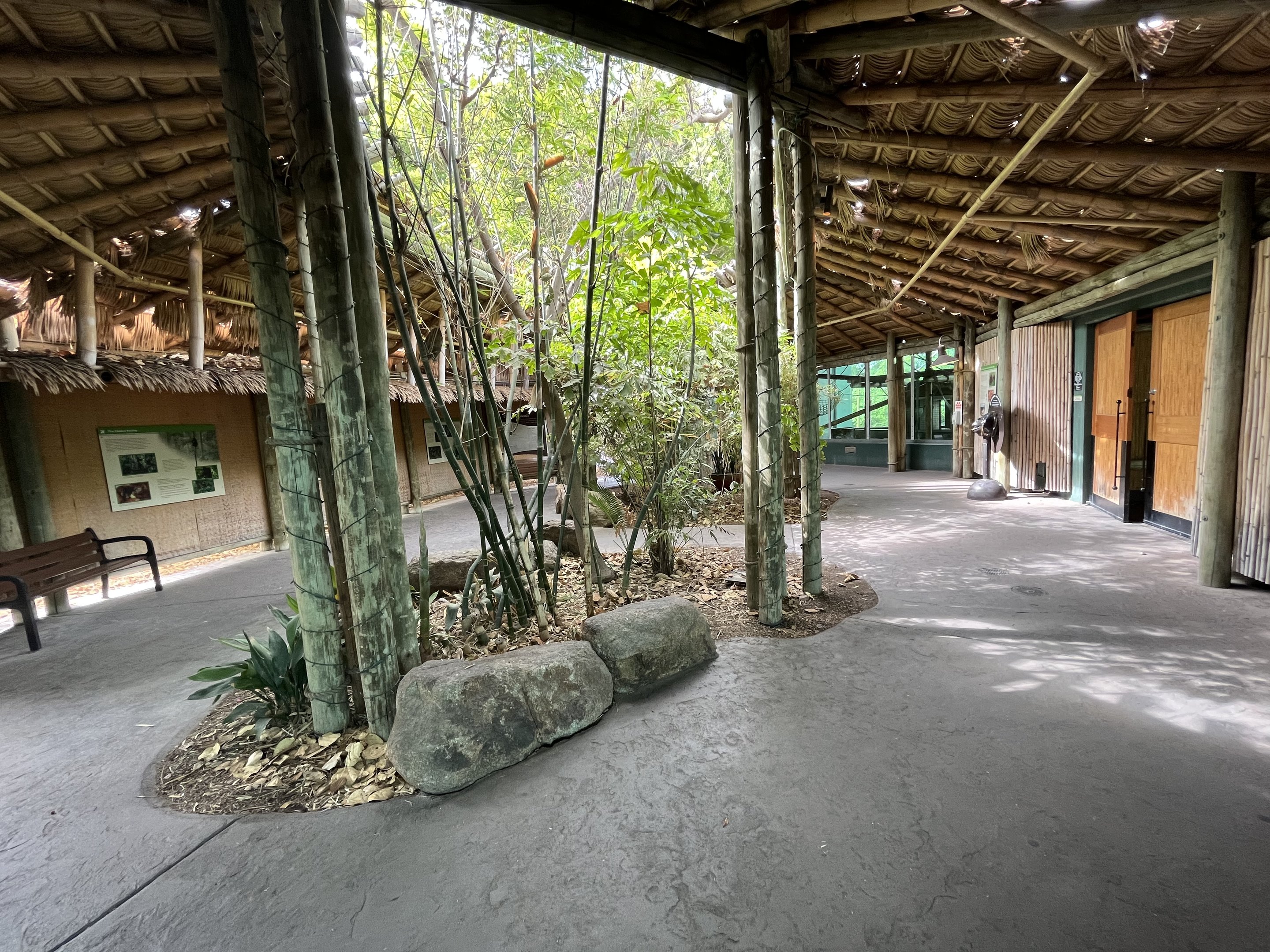 Orangutan Exhibit - visitor area