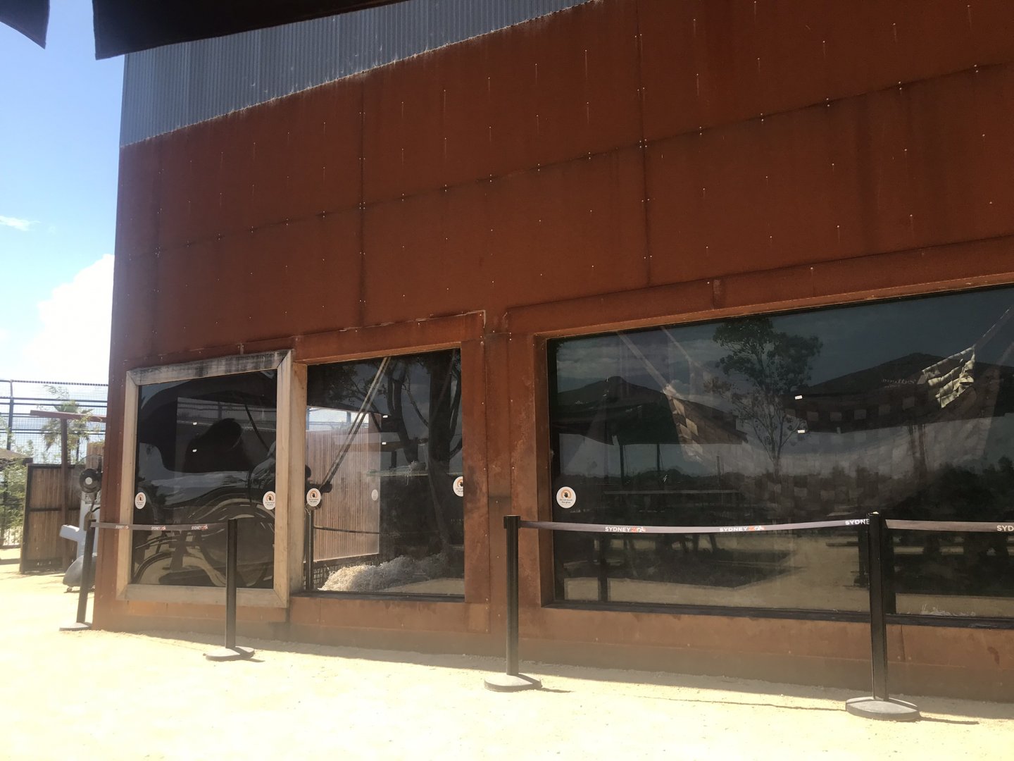 Orangutan indoor exhibit