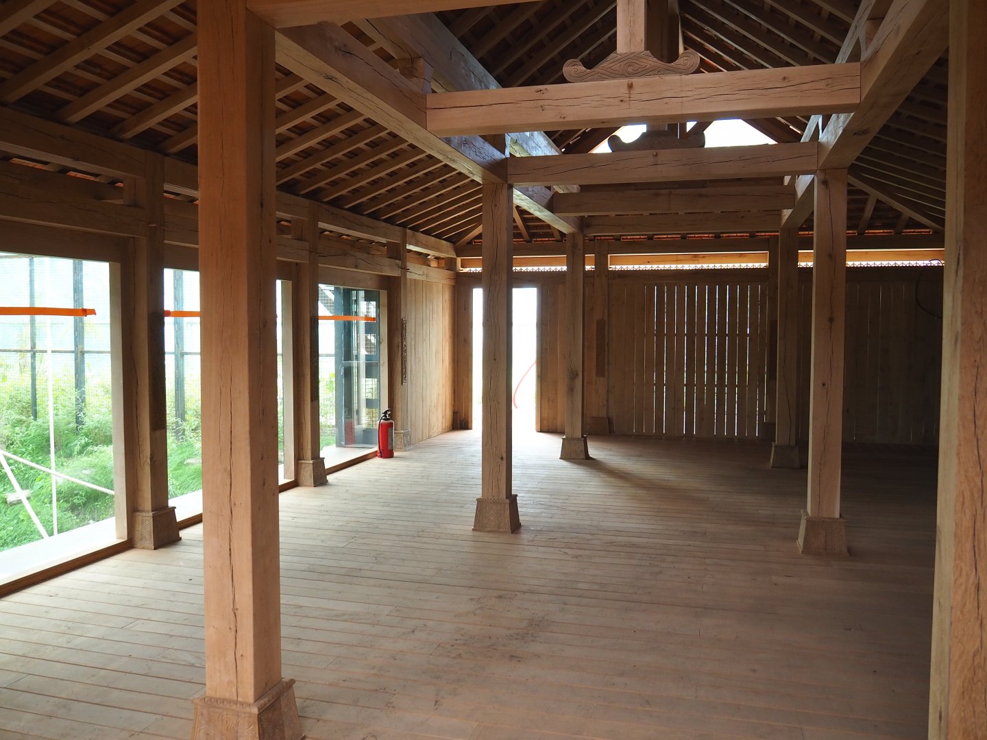 Orangutan project construction, Members preview - Future viewing and visitor area, 2022-05-28