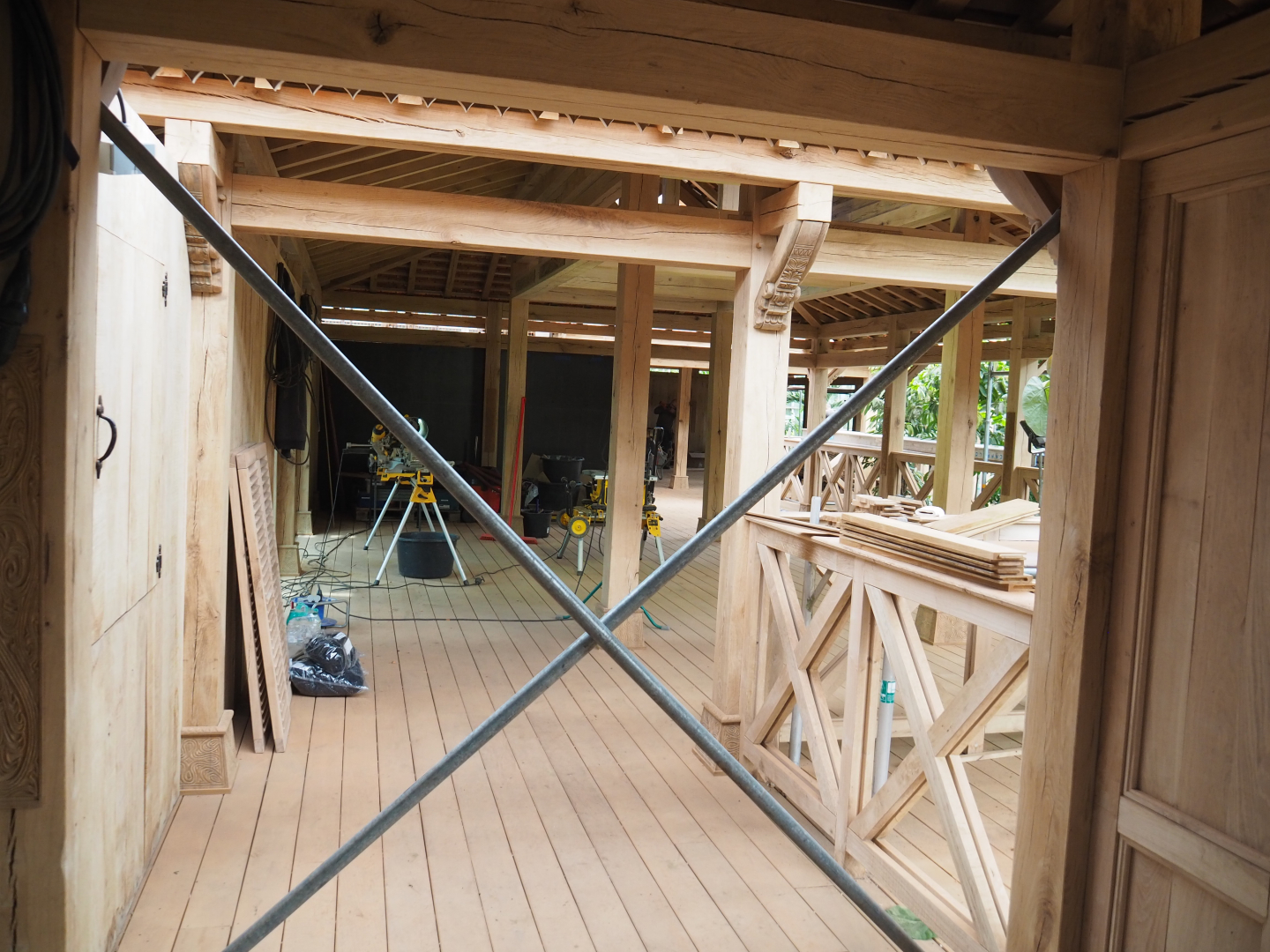 Orangutan project construction, Members preview - Future viewing and visitor area, 2022-05-28