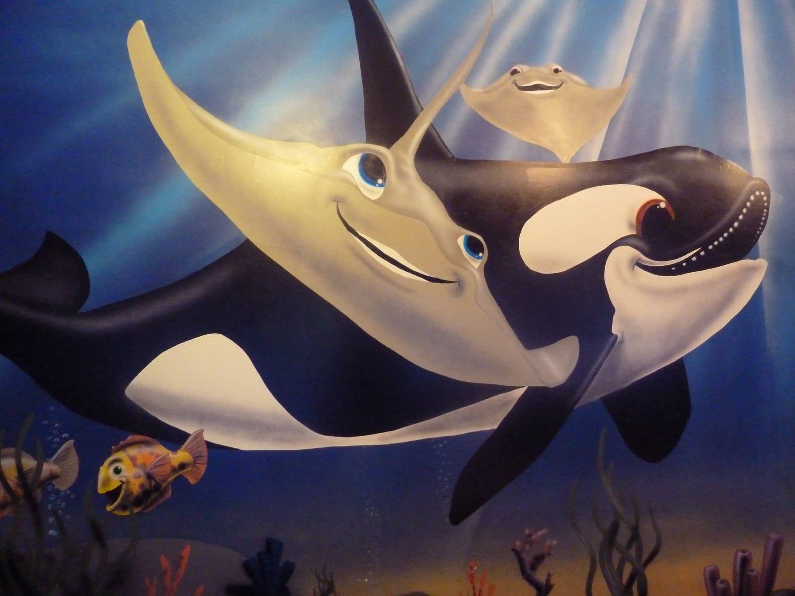 Orca/Stingray Mural