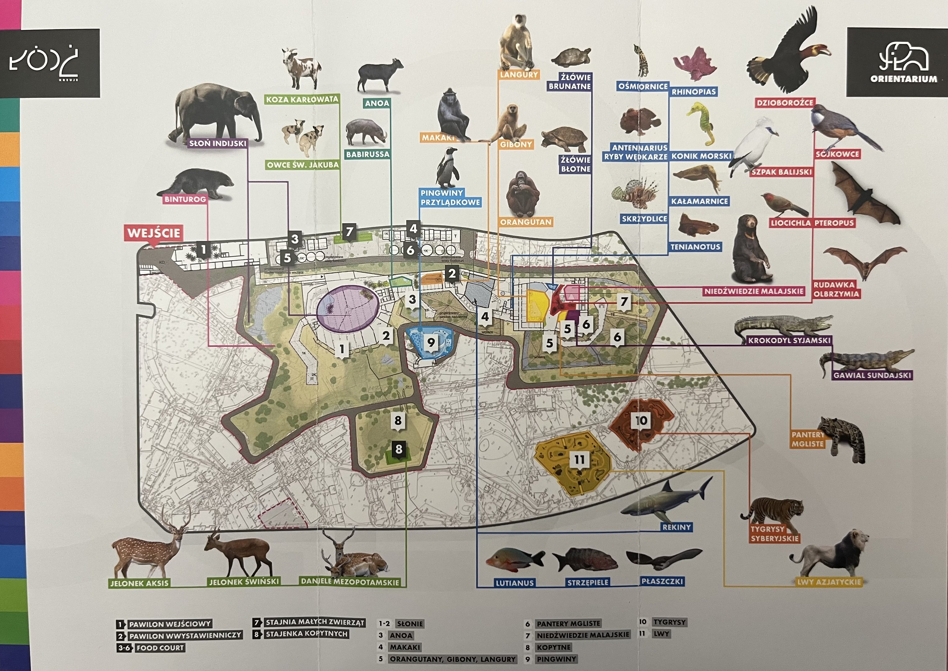 Orientarium Map - 2018