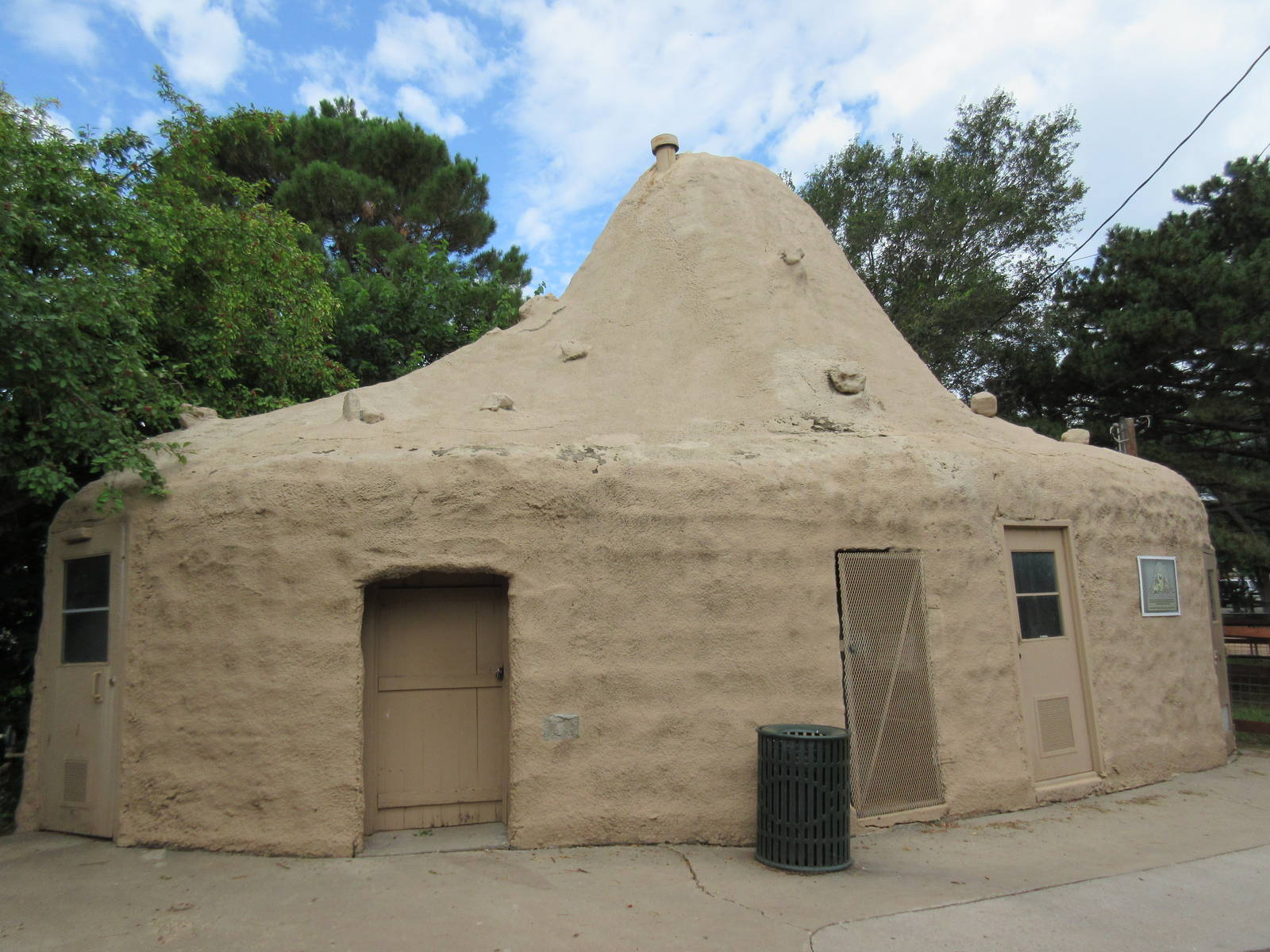 Original 1950's Zoo Entrance (now a storage building)