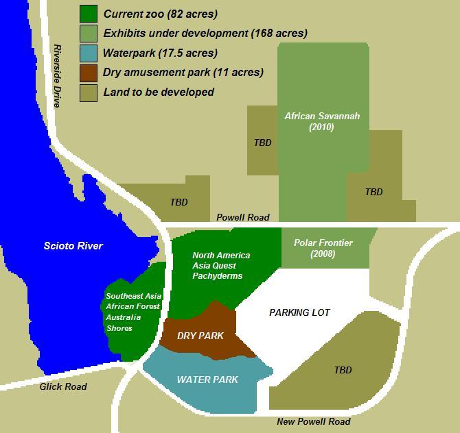 Original Placement of the African Savannah