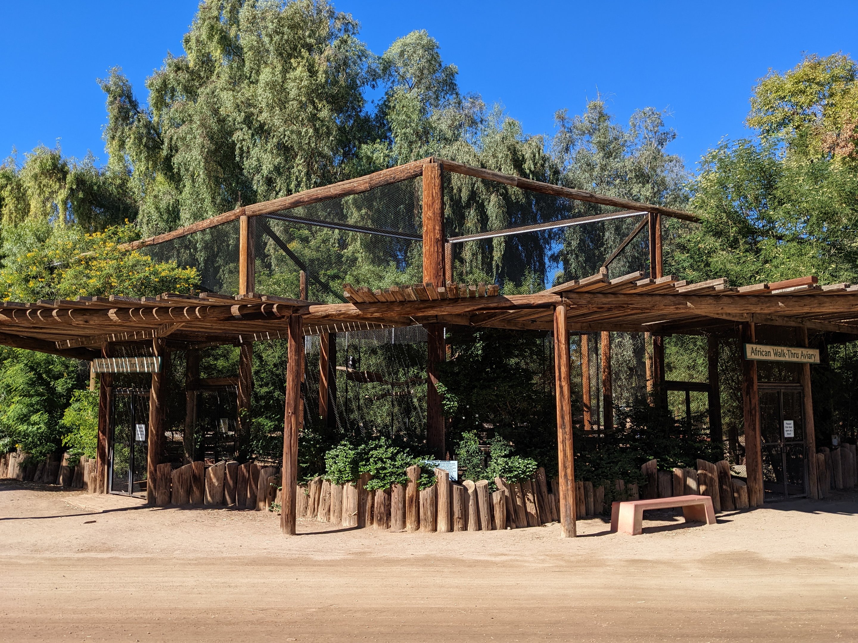 Original Zoo -  main aviary entrance