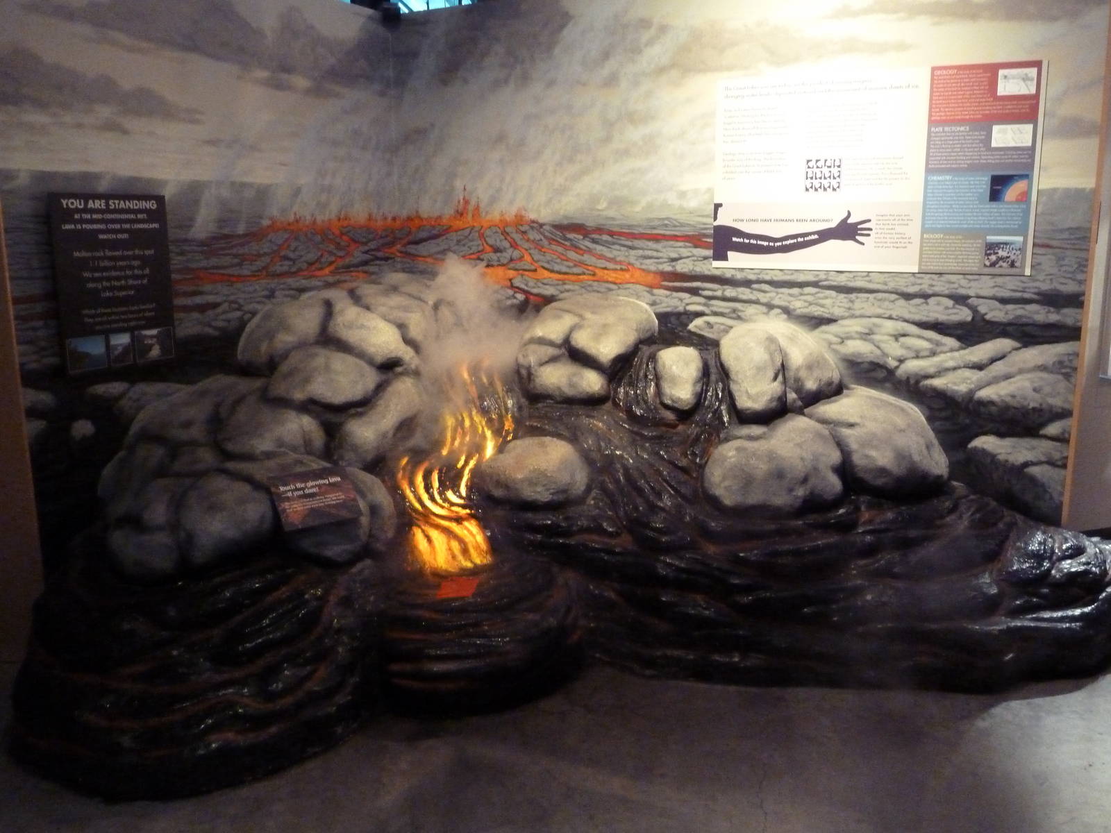 Origins Gallery - Lava Exhibit