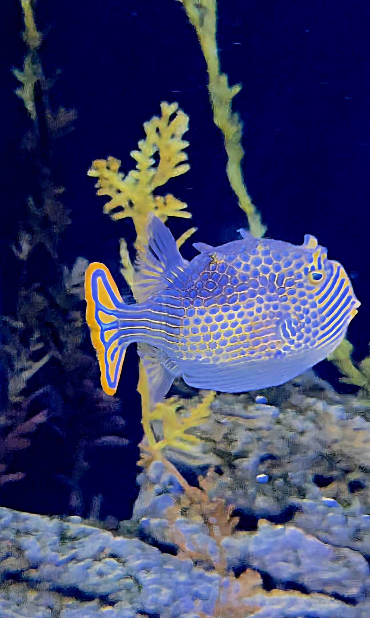 Ornate Cowfish  - Riverbanks Zoo