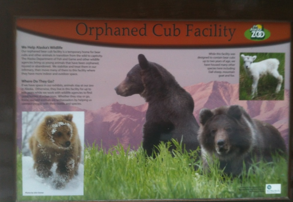 Orphaned Cub Facility Sign